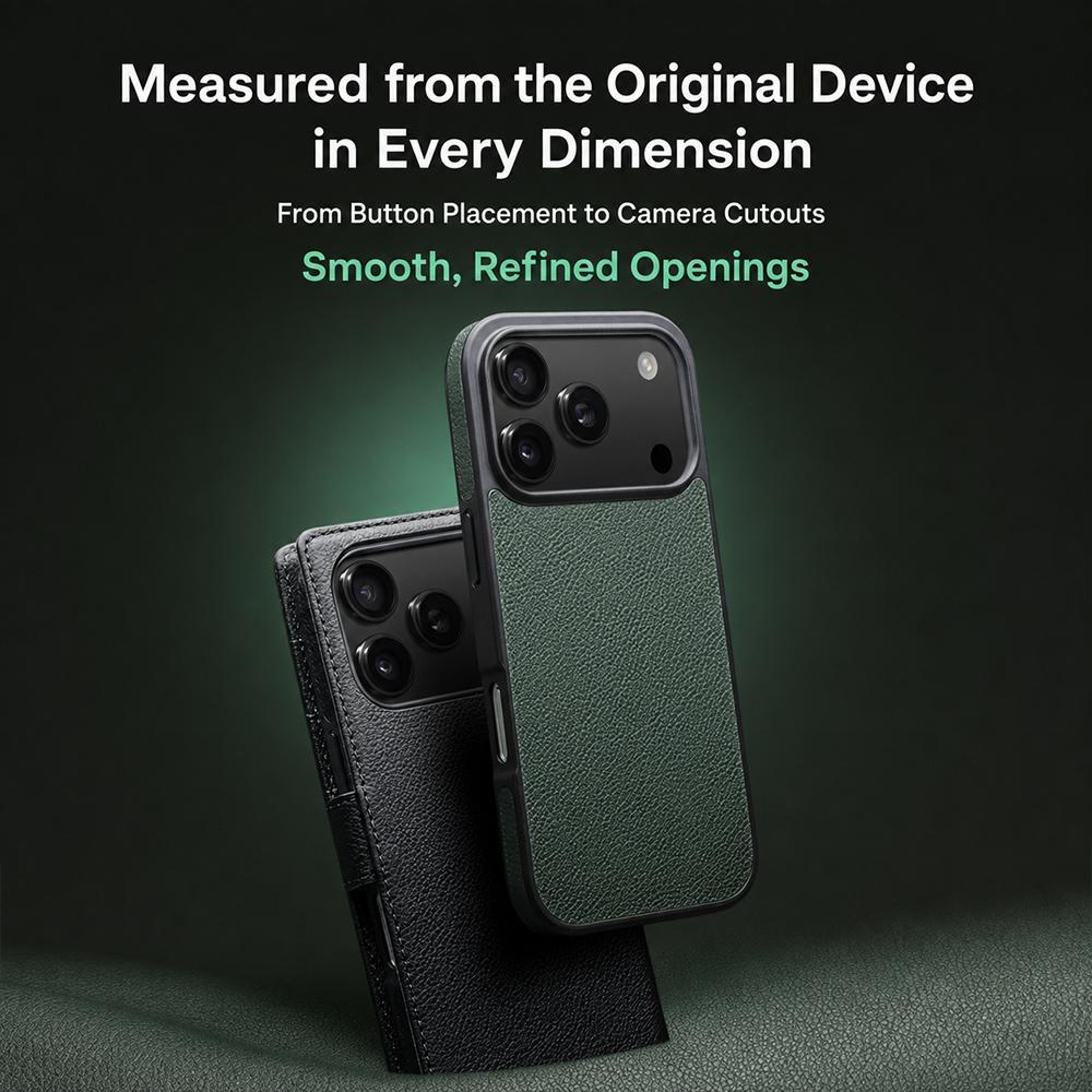 QIALINO IPhone 18 Pro Max Leather Wallet Case With Detachable Magnetic 2in1 Design 2