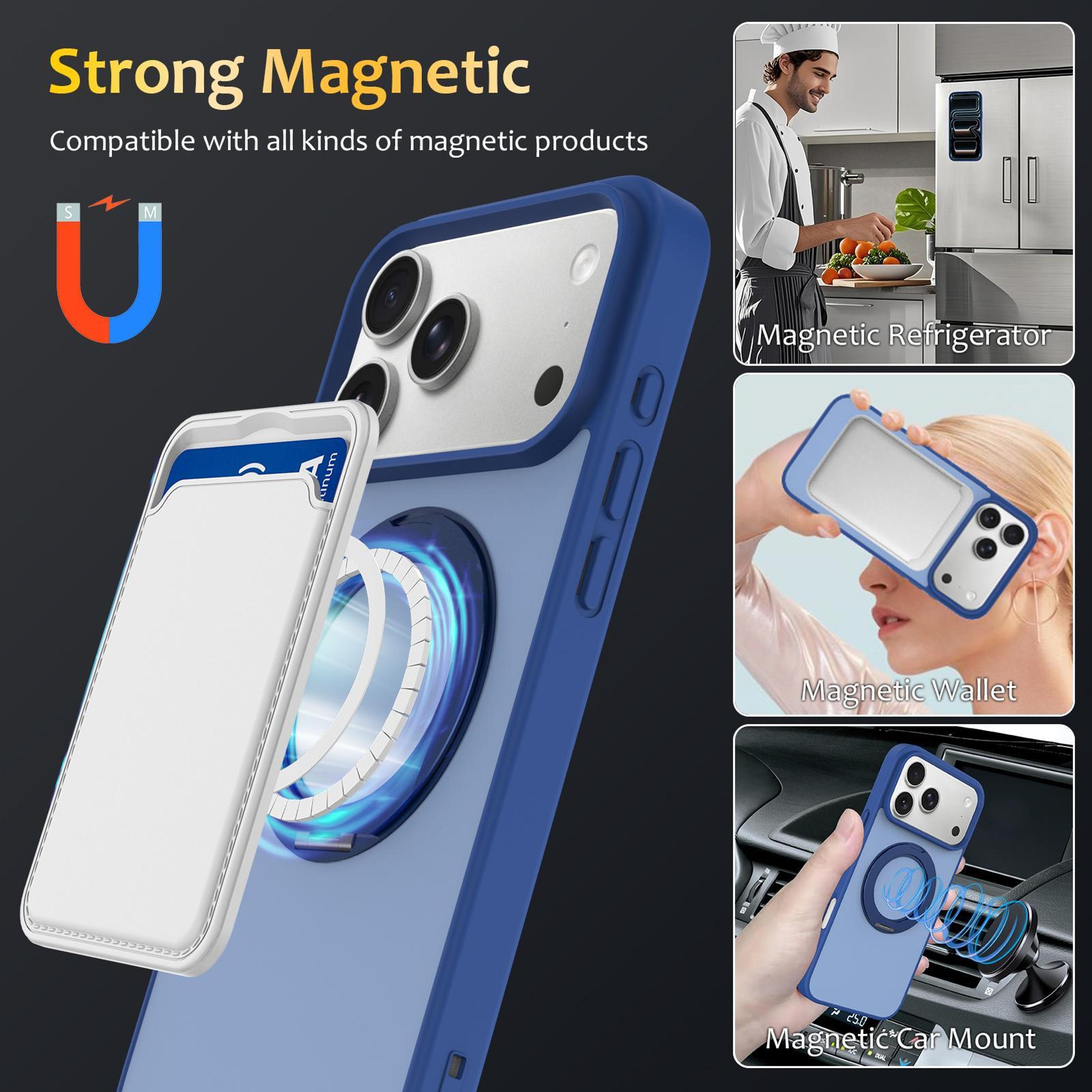 IPhone 18 Pro Max Case With 360 Rotating Kickstand And Magnetic Ring Matte Protective Cover 3