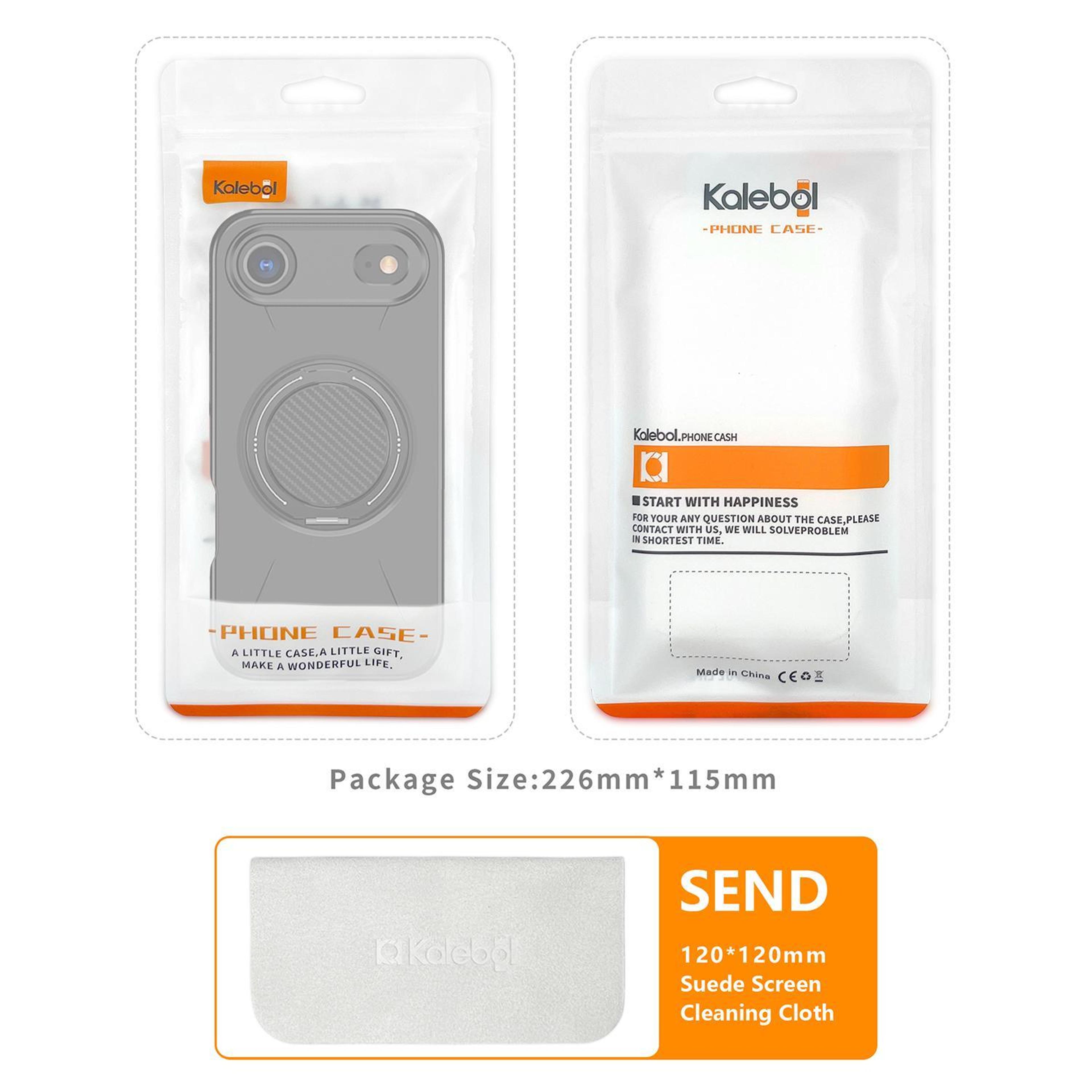 Kalebol IPhone 18 Pro MagSafe Case With 360Degree Rotating Stand And Shockproof TPU 7