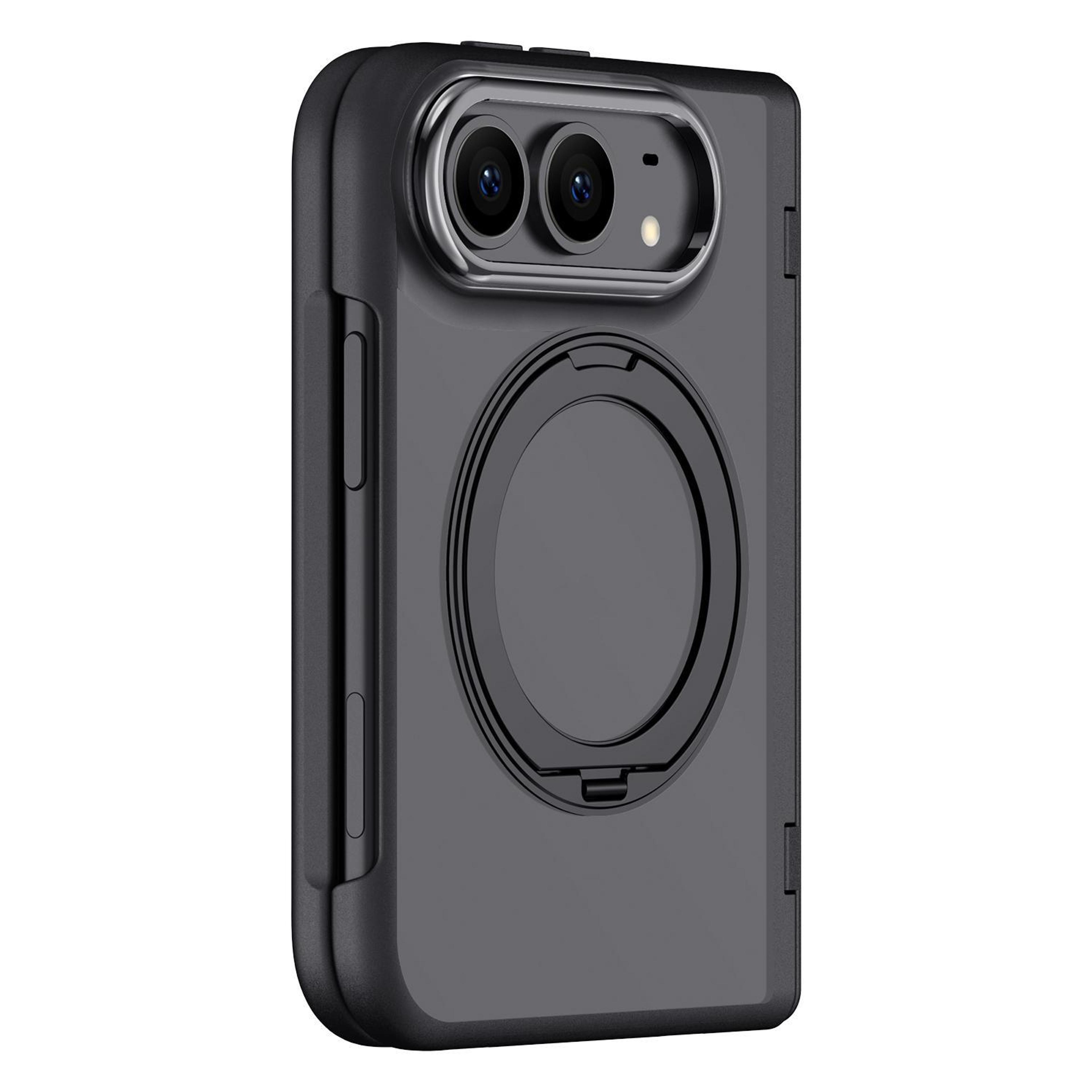 IPhone Duo Case Magnetic Phone Case Case With Screen Protector 360 Rotating Stand Case Wireless Cha 2