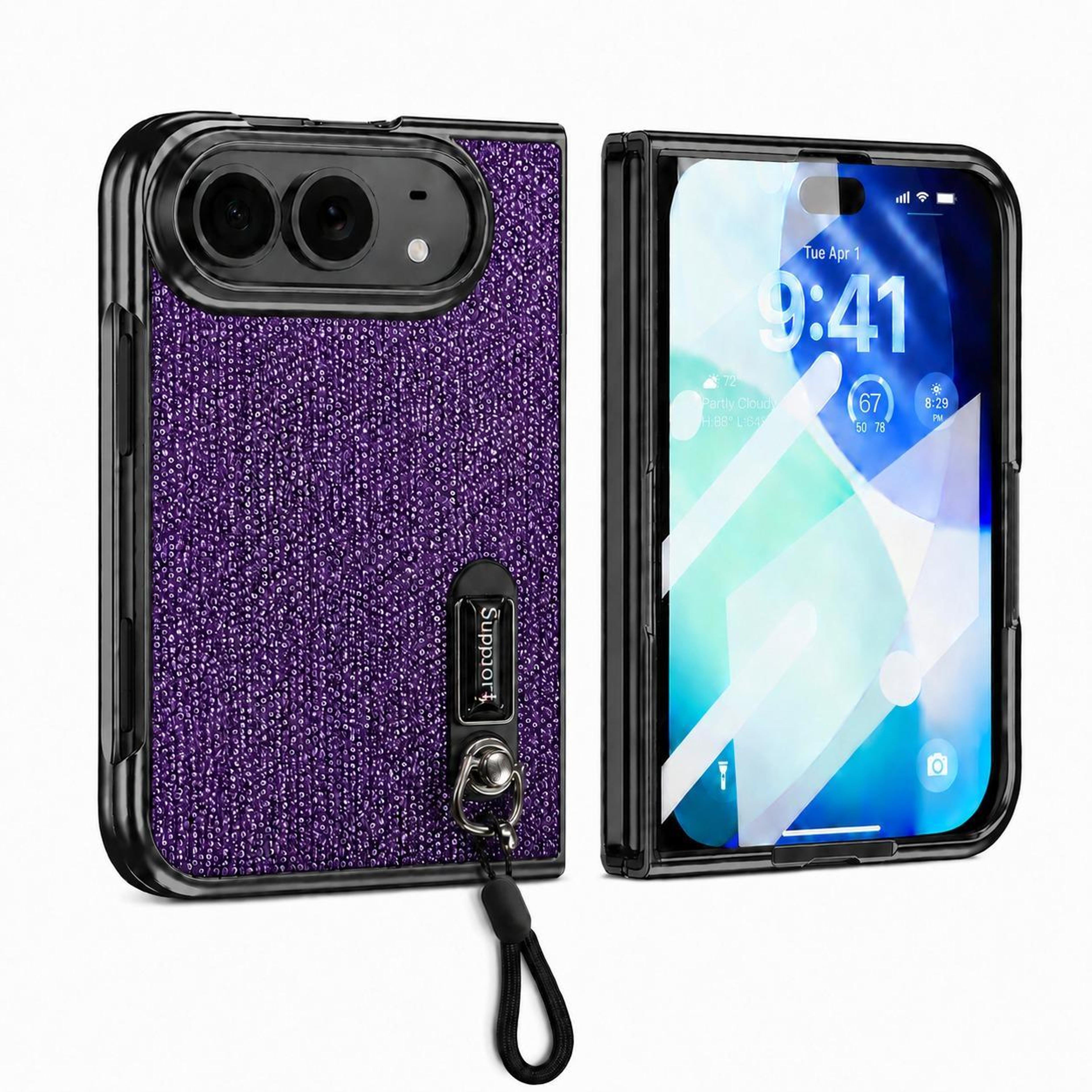 iphone duo case hidden kickstand and wrist strap