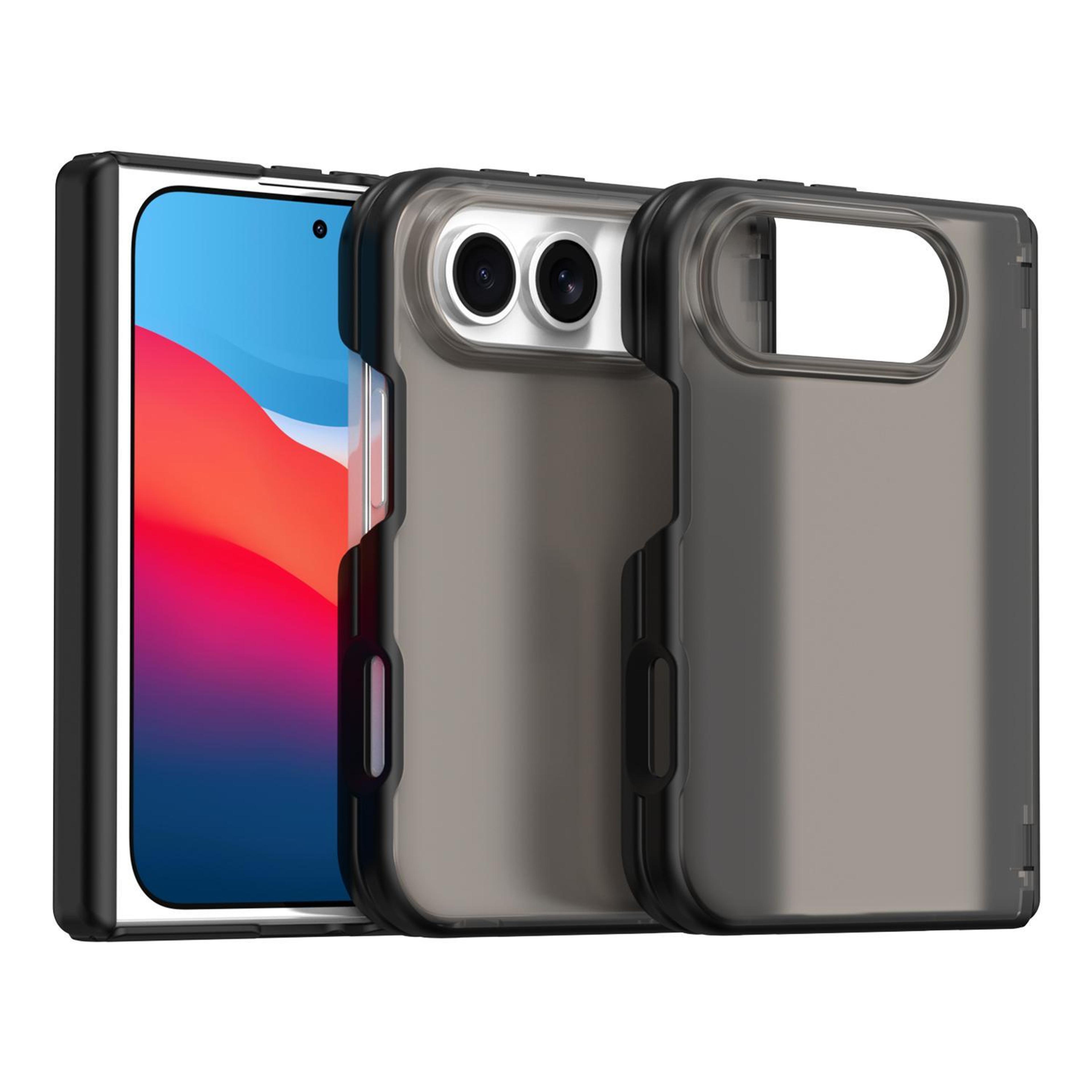 duo fan dun iphone duo case with frosted tpu pc hybrid protection