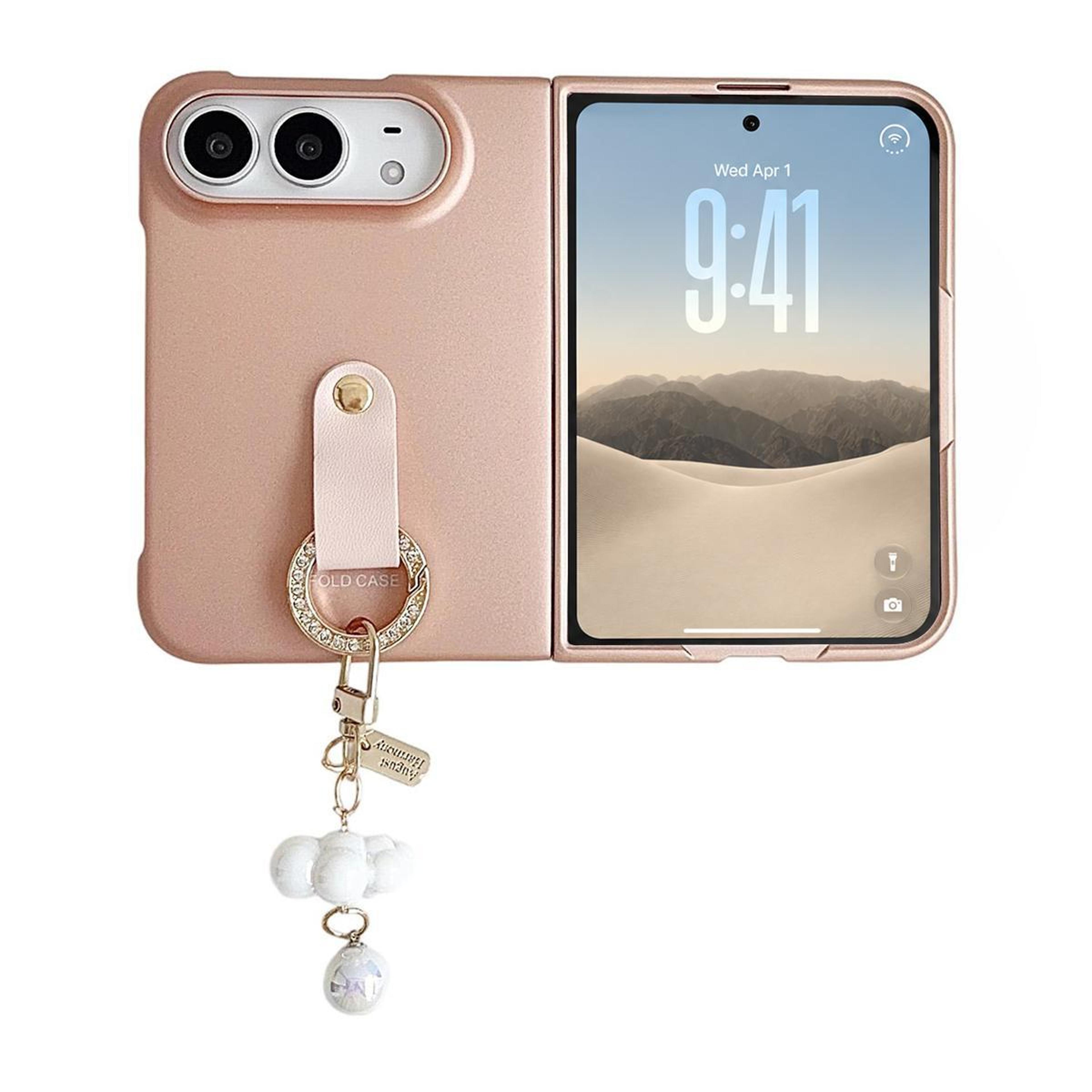iphone duo case with hand strap and folding kickstand