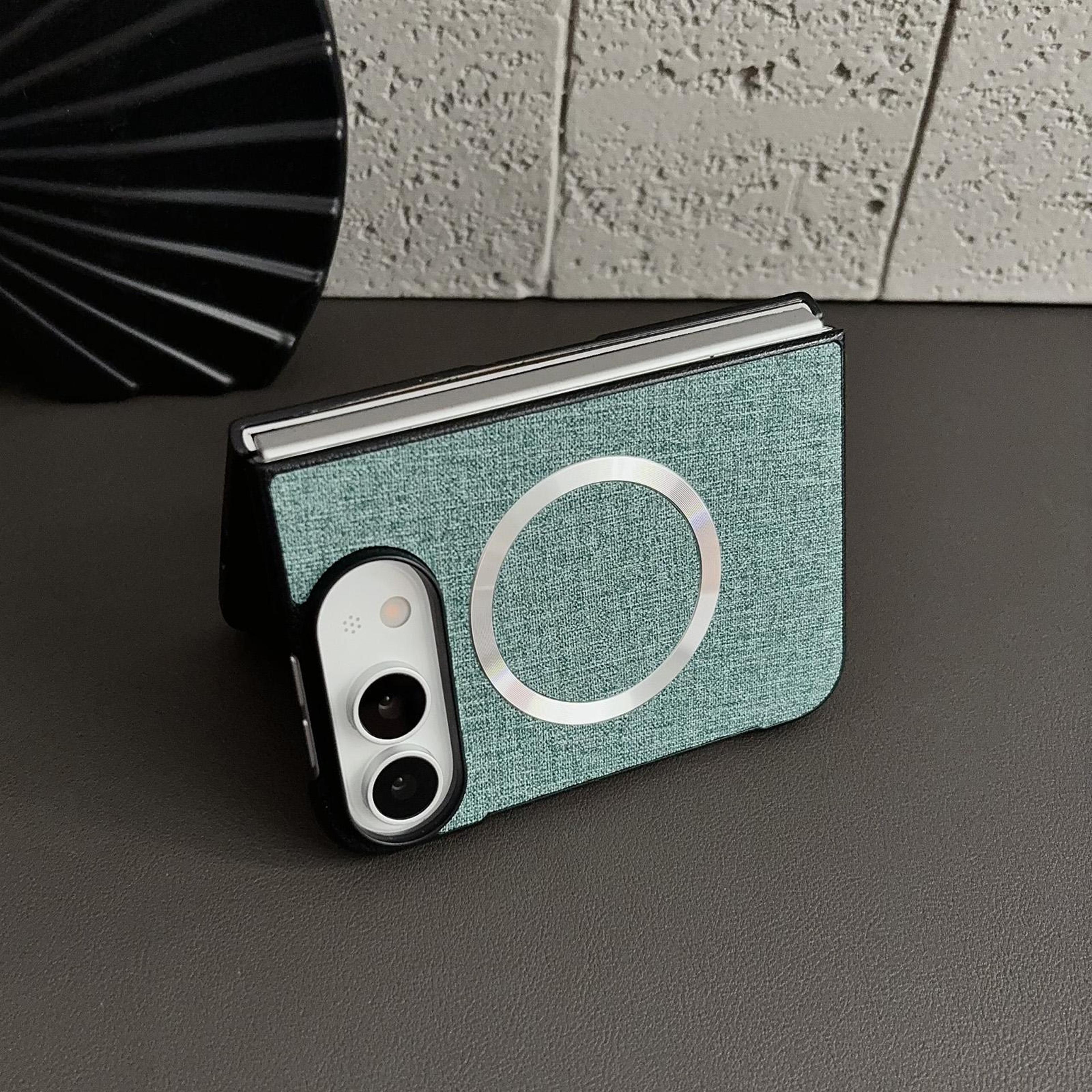MagSafe Case For IPhone Duo With Cloth Texture And Magnetic Wireless Charging 4