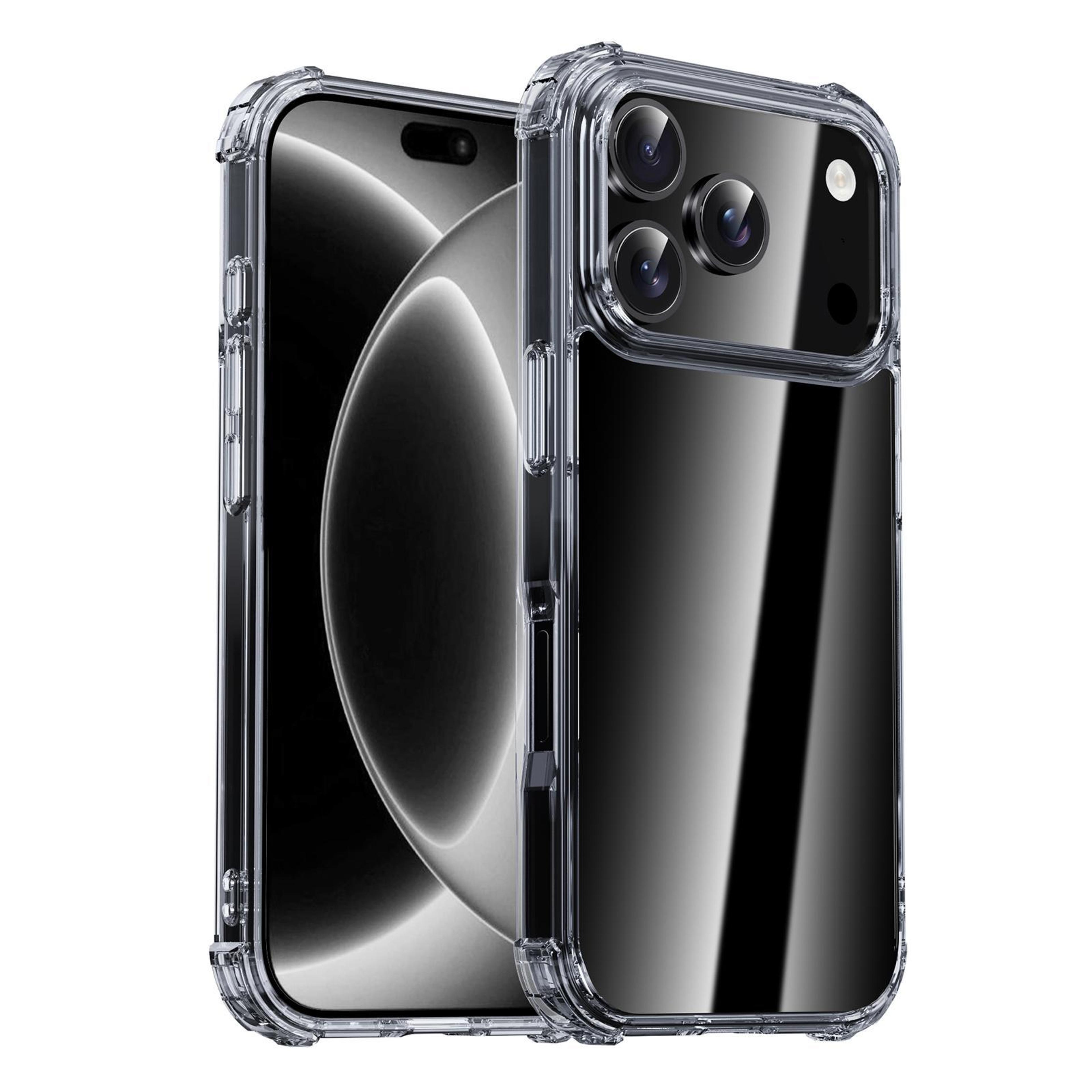 iphone 18 pro clear pc and tpu protective case