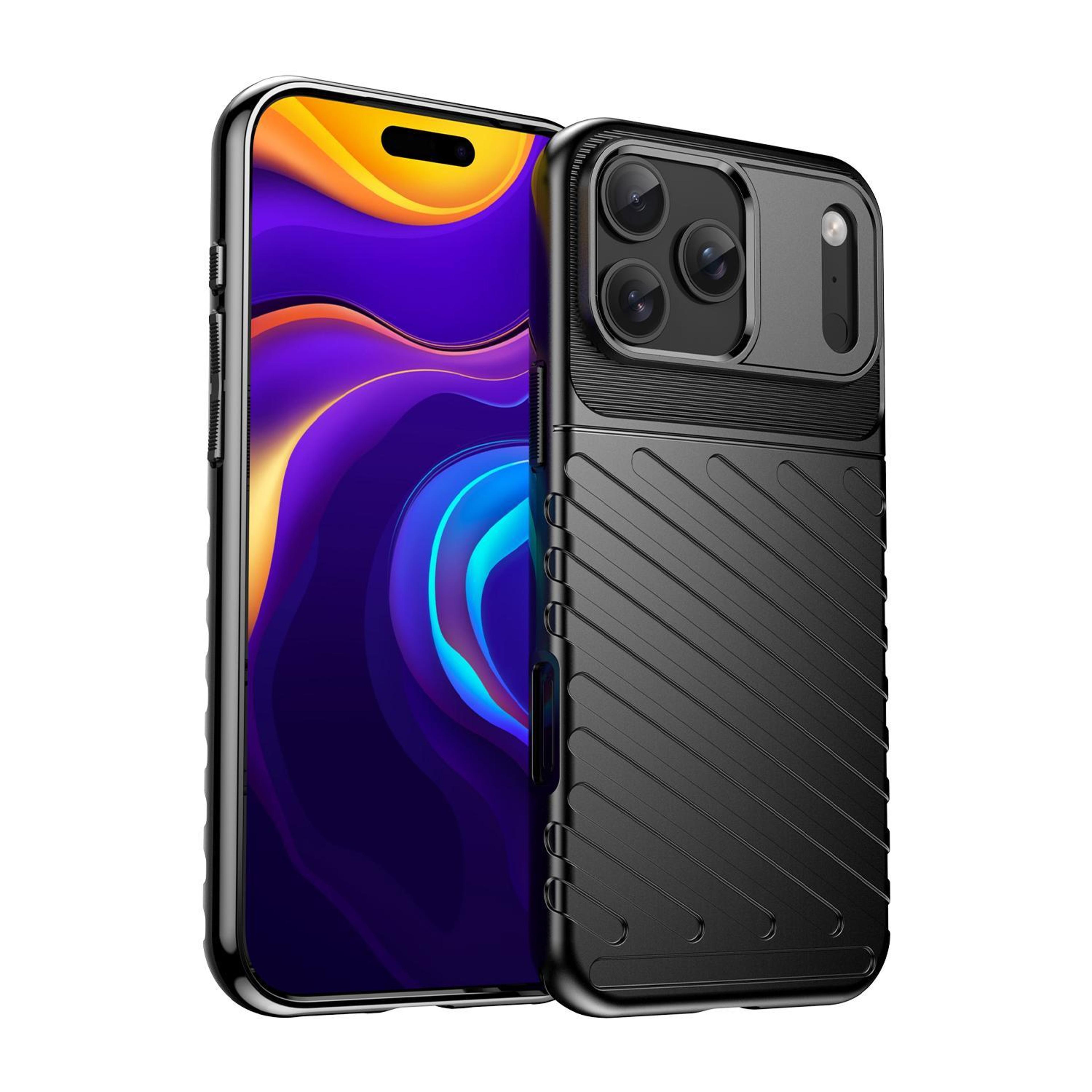 iphone 18 pro max thunderbolt shockproof soft tpu phone case