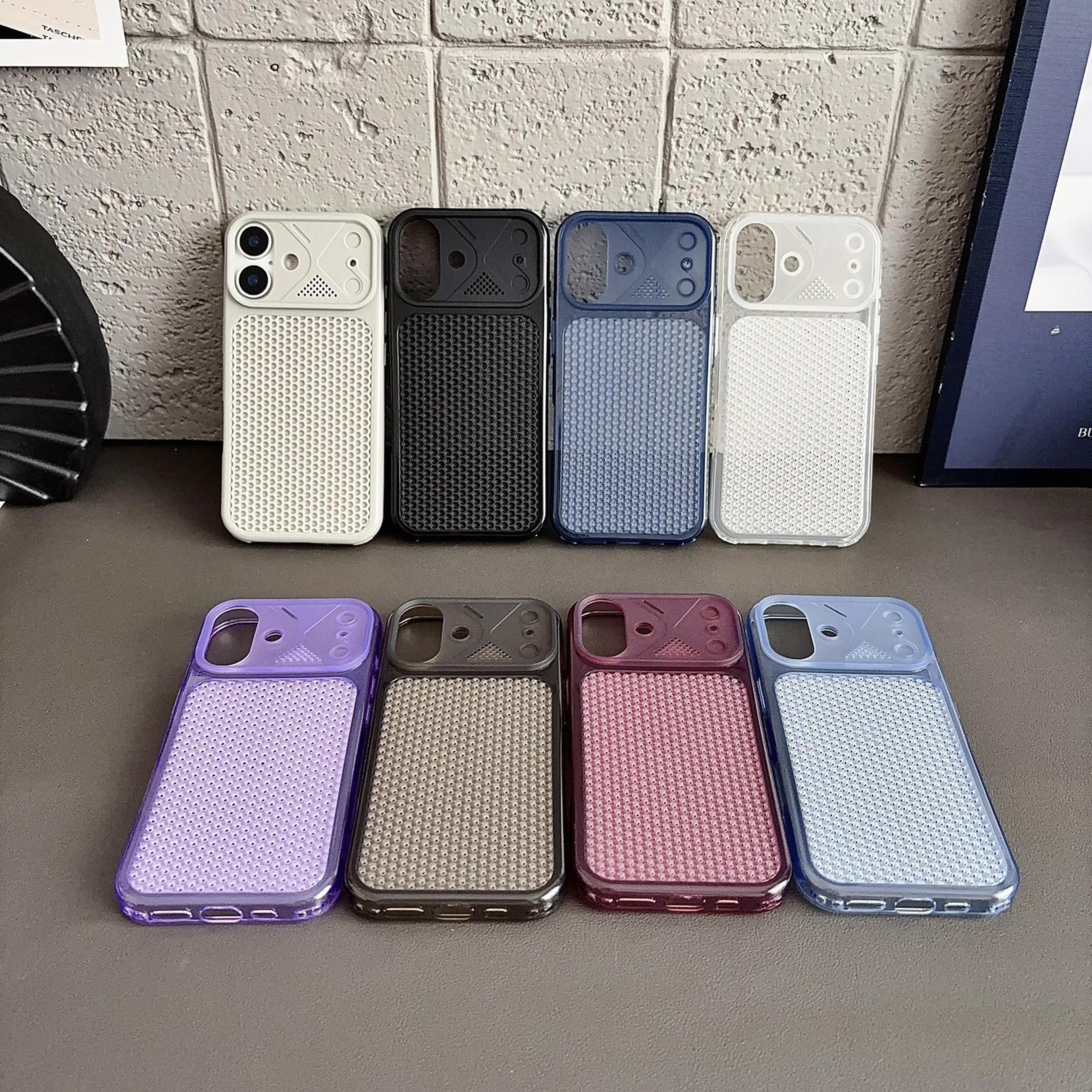 iphone 18 pro max mesh tpu heat dissipation phone case