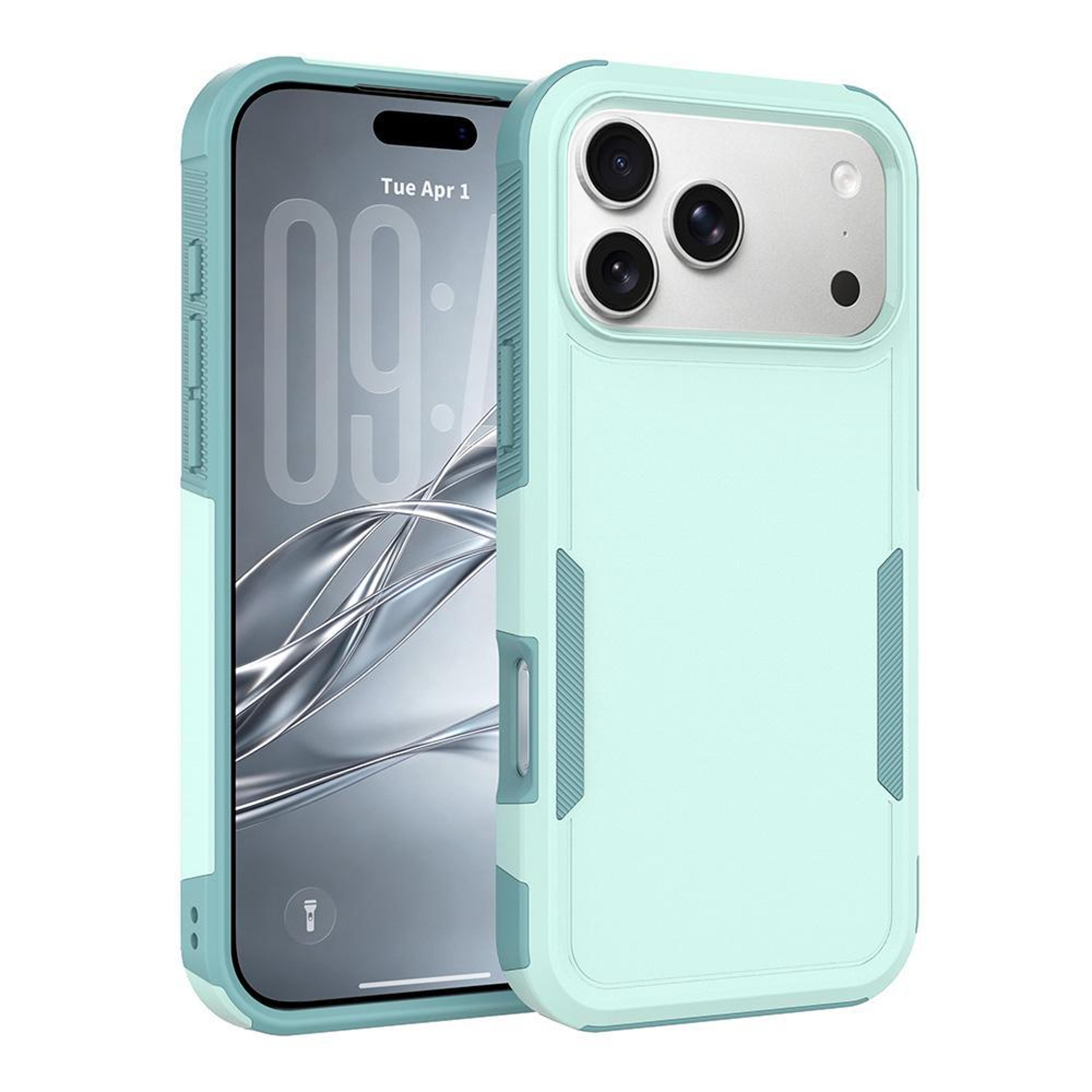 iphone 18 pro max 2-in-1 pc and tpu protective phone case