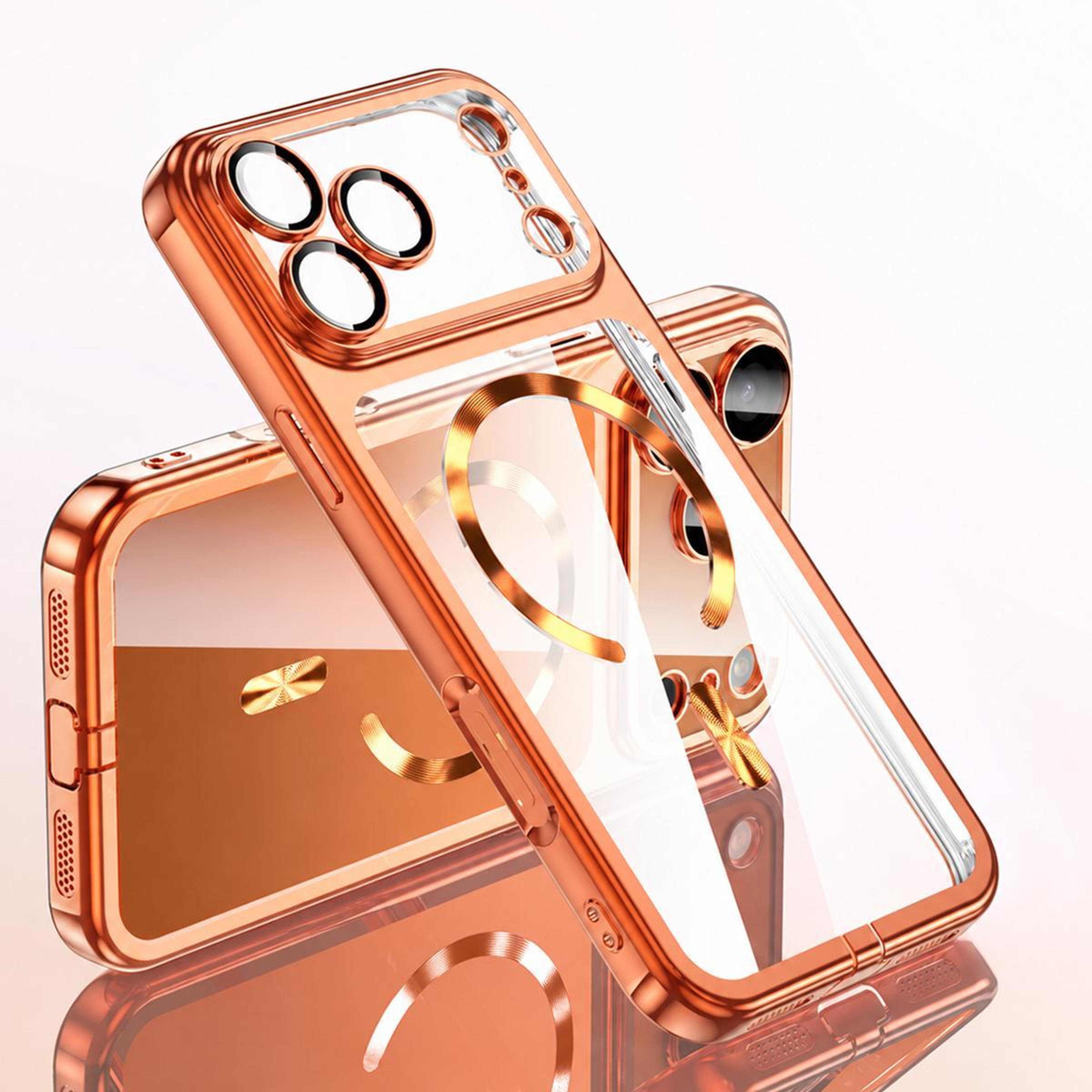 magnetic tpu phone case with dust plug and lens film for 18 pro max