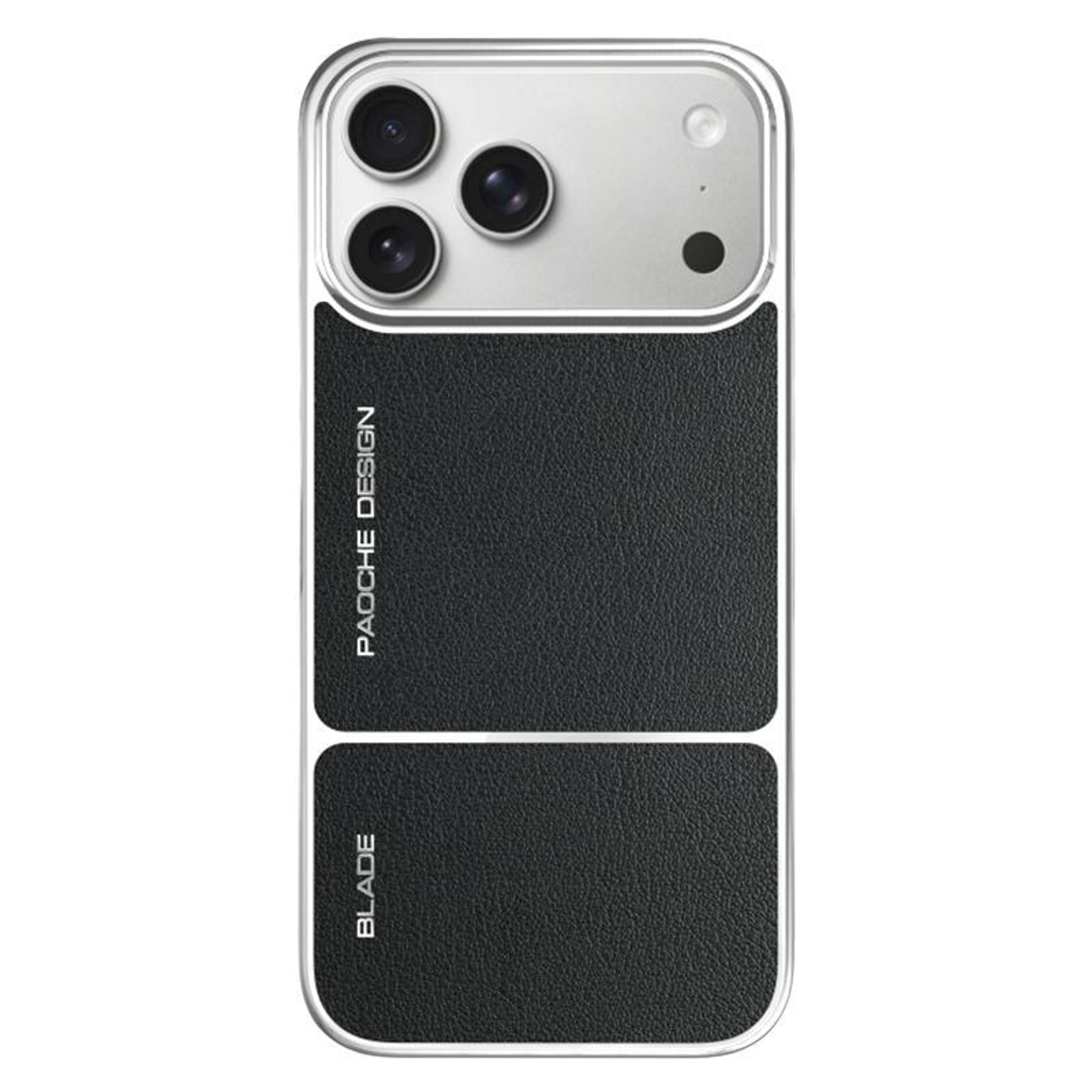 electroplated magnetic phone case for iphone 18 pro max with pu and pc hybrid protection