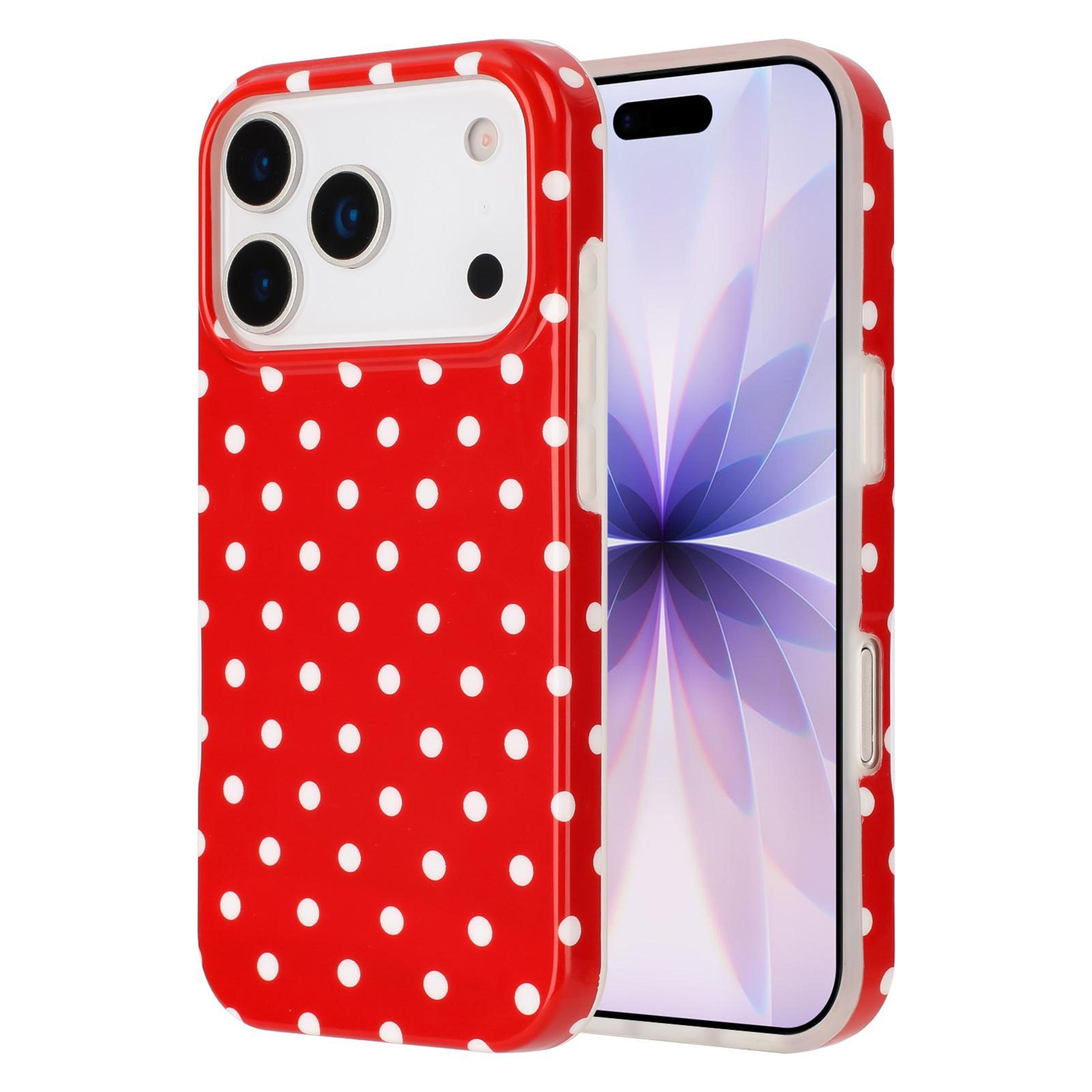 iphone 18 pro max colorful dots tpu full coverage phone case