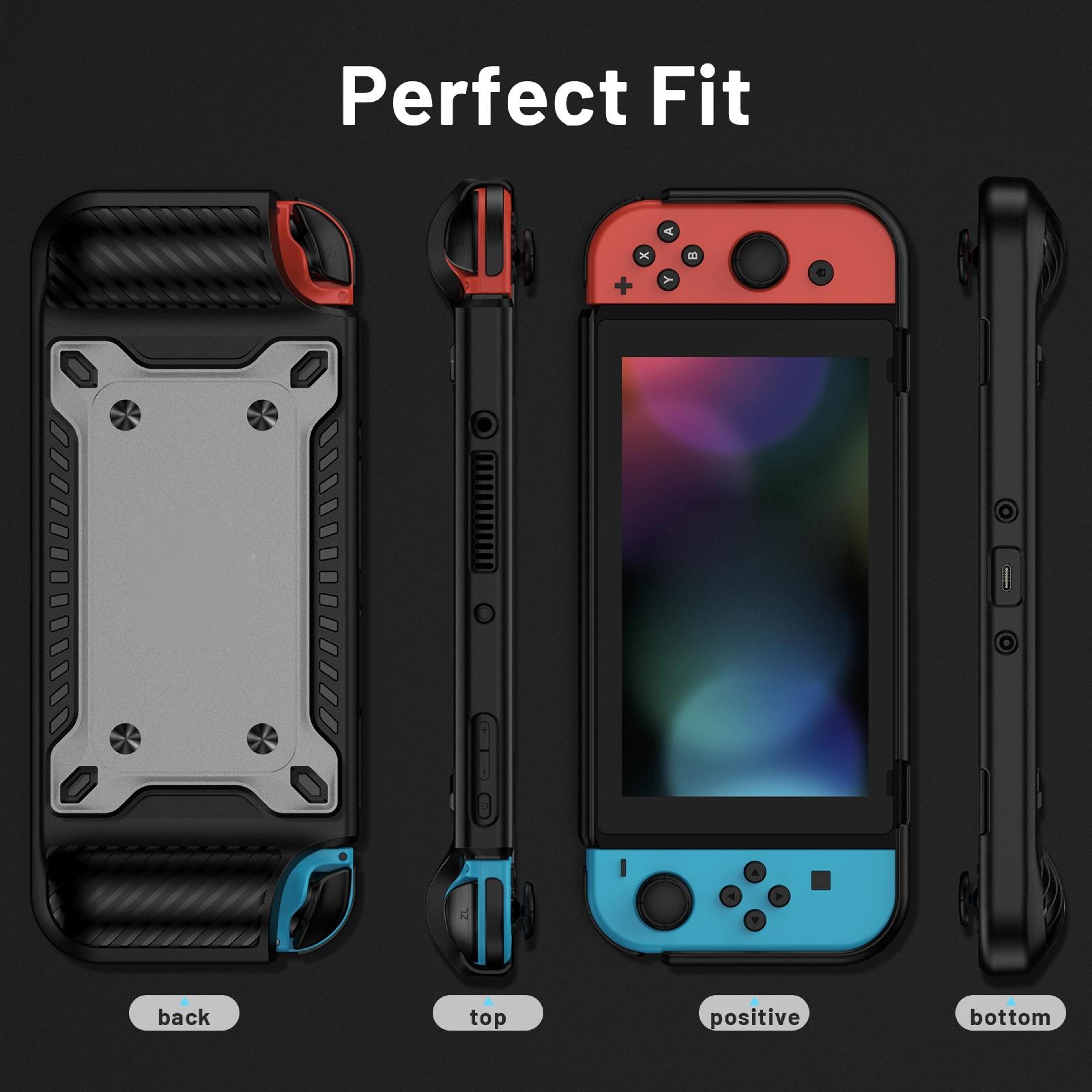 Switch OLED TPU PC Protective Gamepad Case With Ergonomic Grip 3