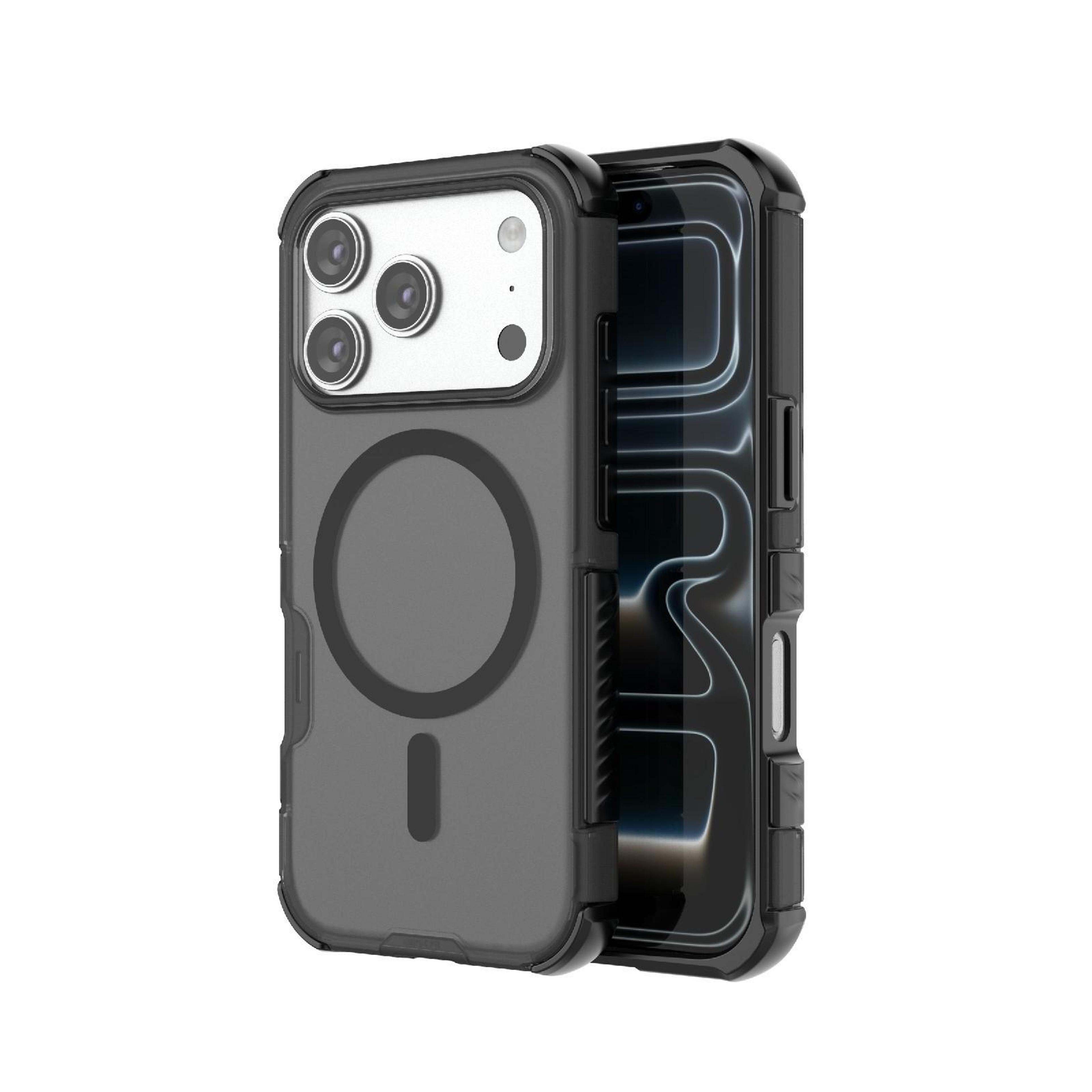 iphone 18 pro magnetic pc tpu hybrid shockproof case