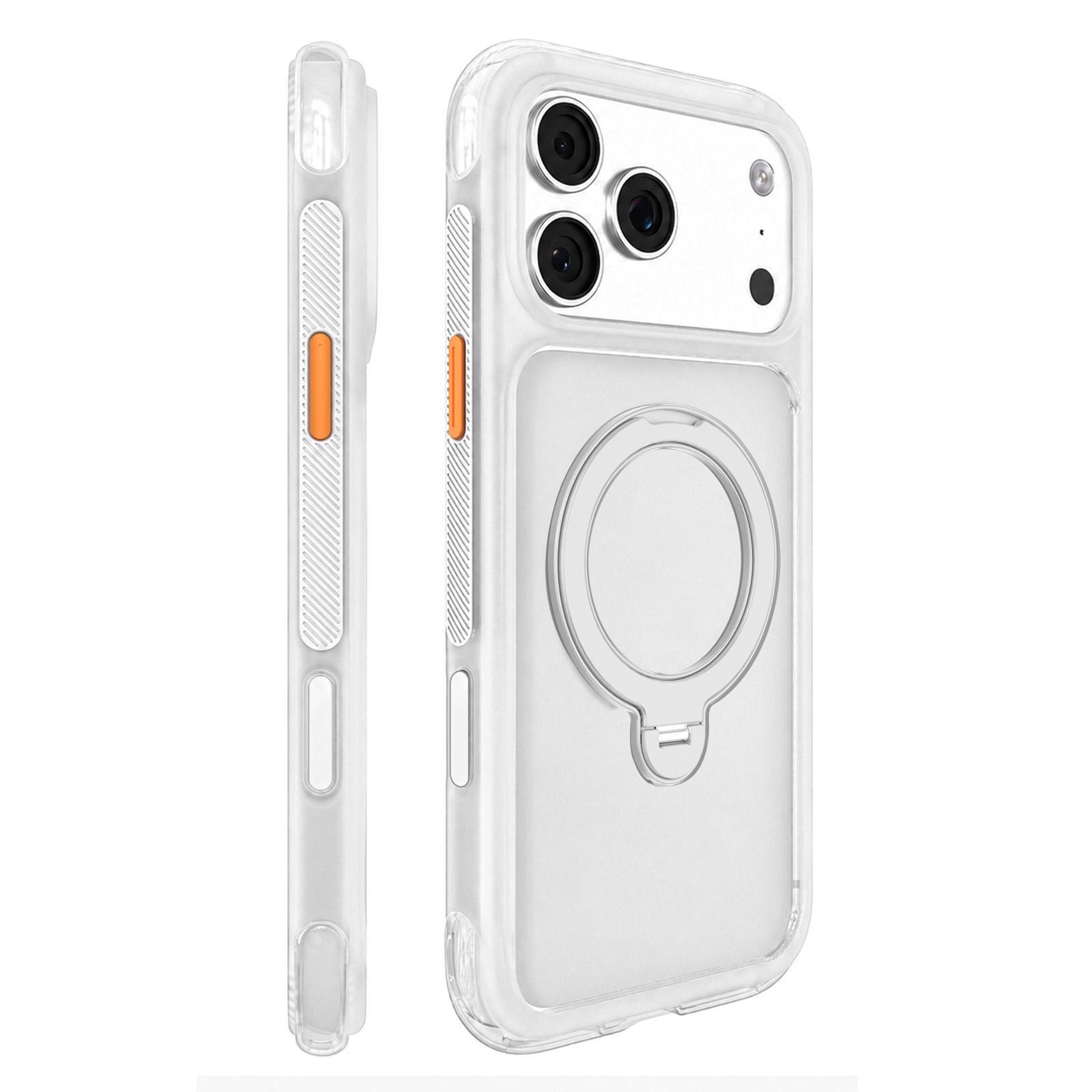 magnetic holder phone case with rotatable stand compatible with iphone 18 pro