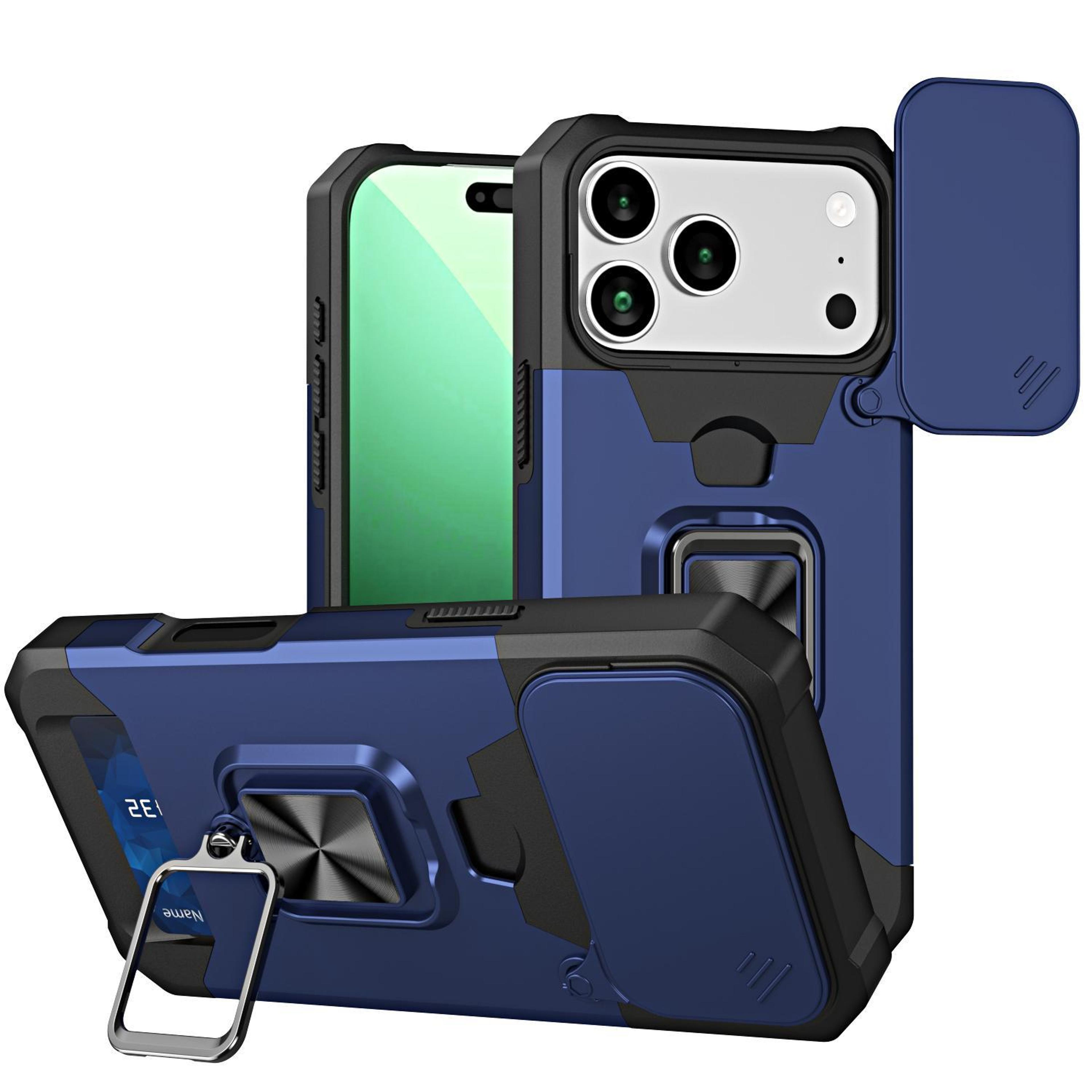 iphone 18 pro max case with sliding camera cover card slot and ring stand