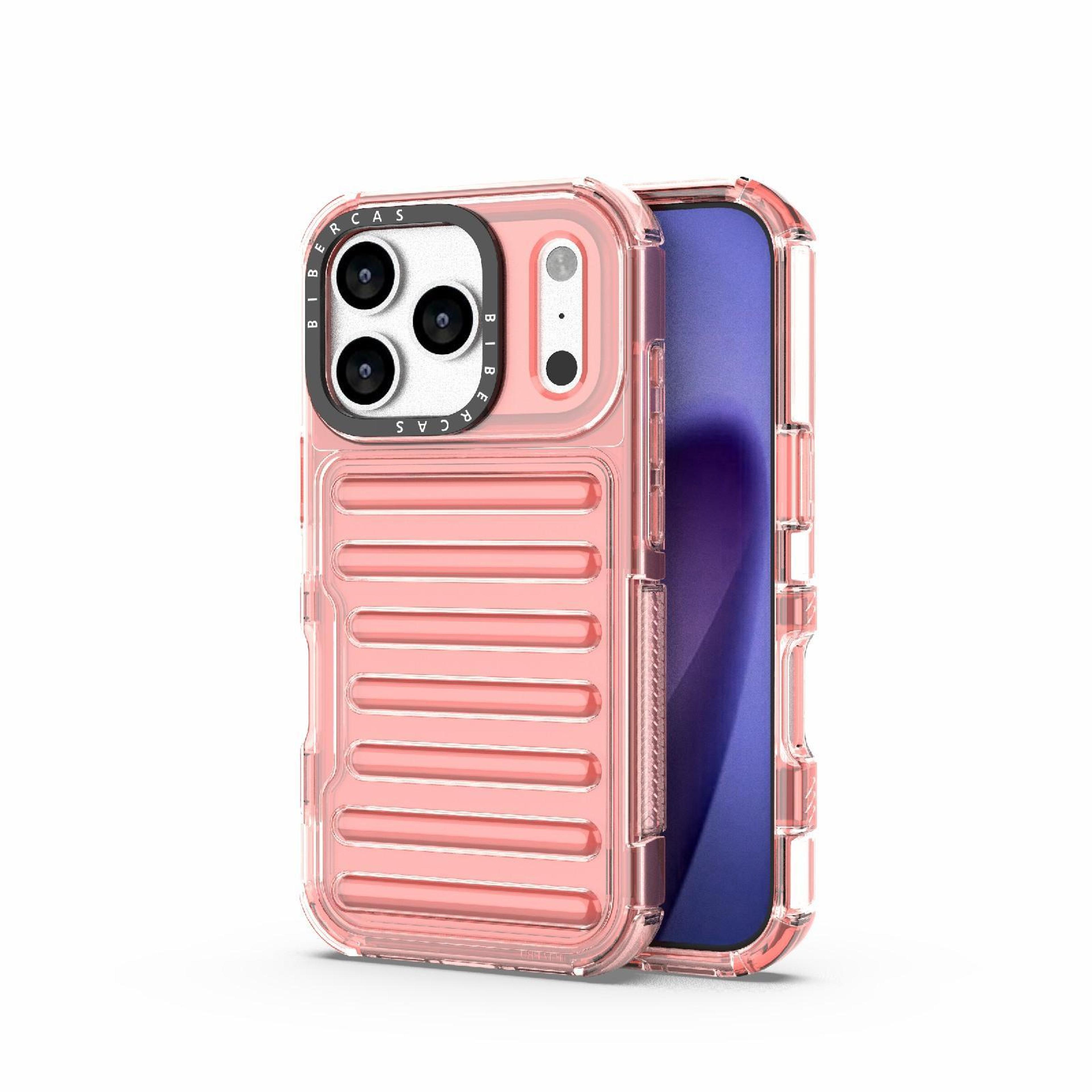iphone 18 pro clear hybrid pc and tpu airbag protective phone case