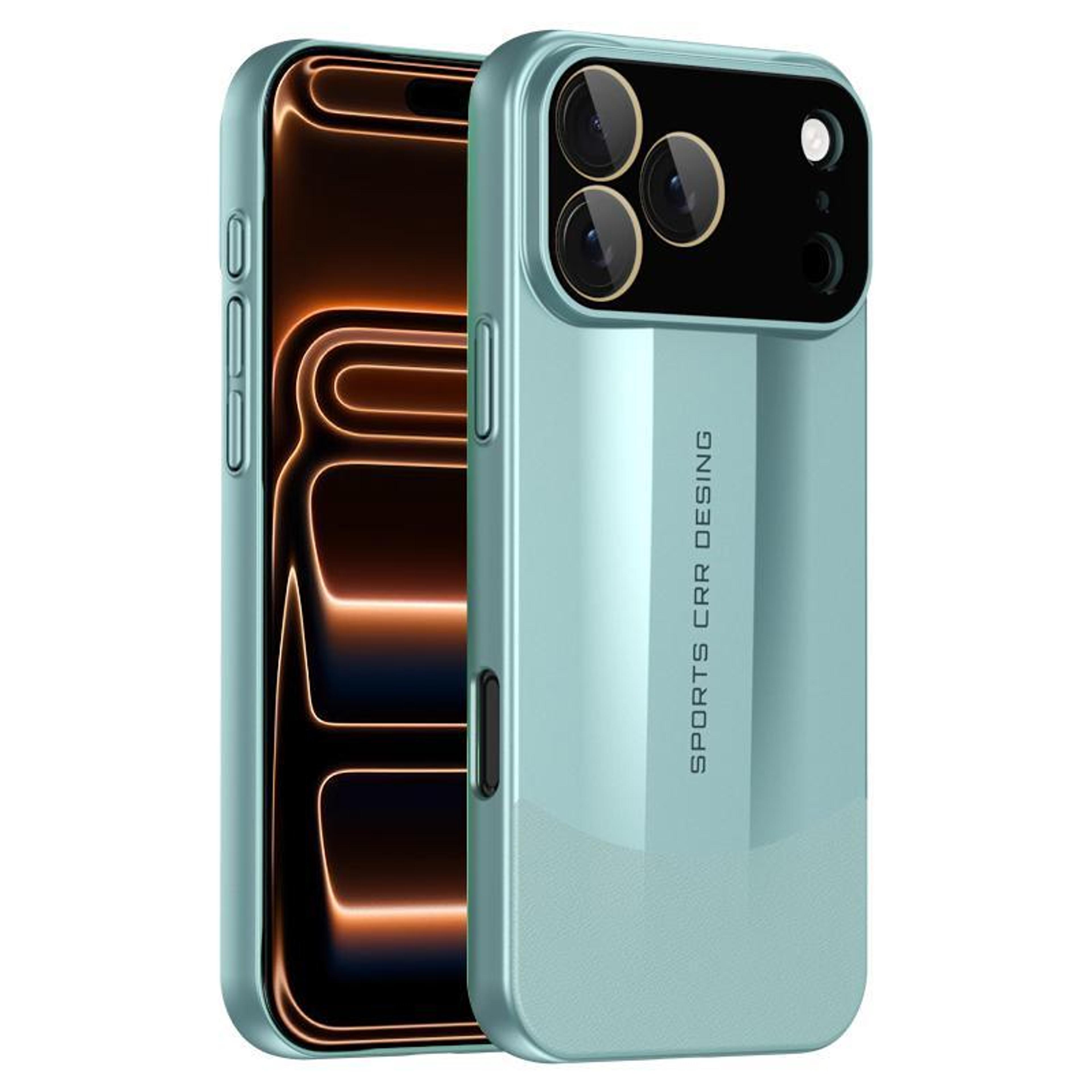 iphone 18 pro vegan leather phone case with full coverage and camera protection