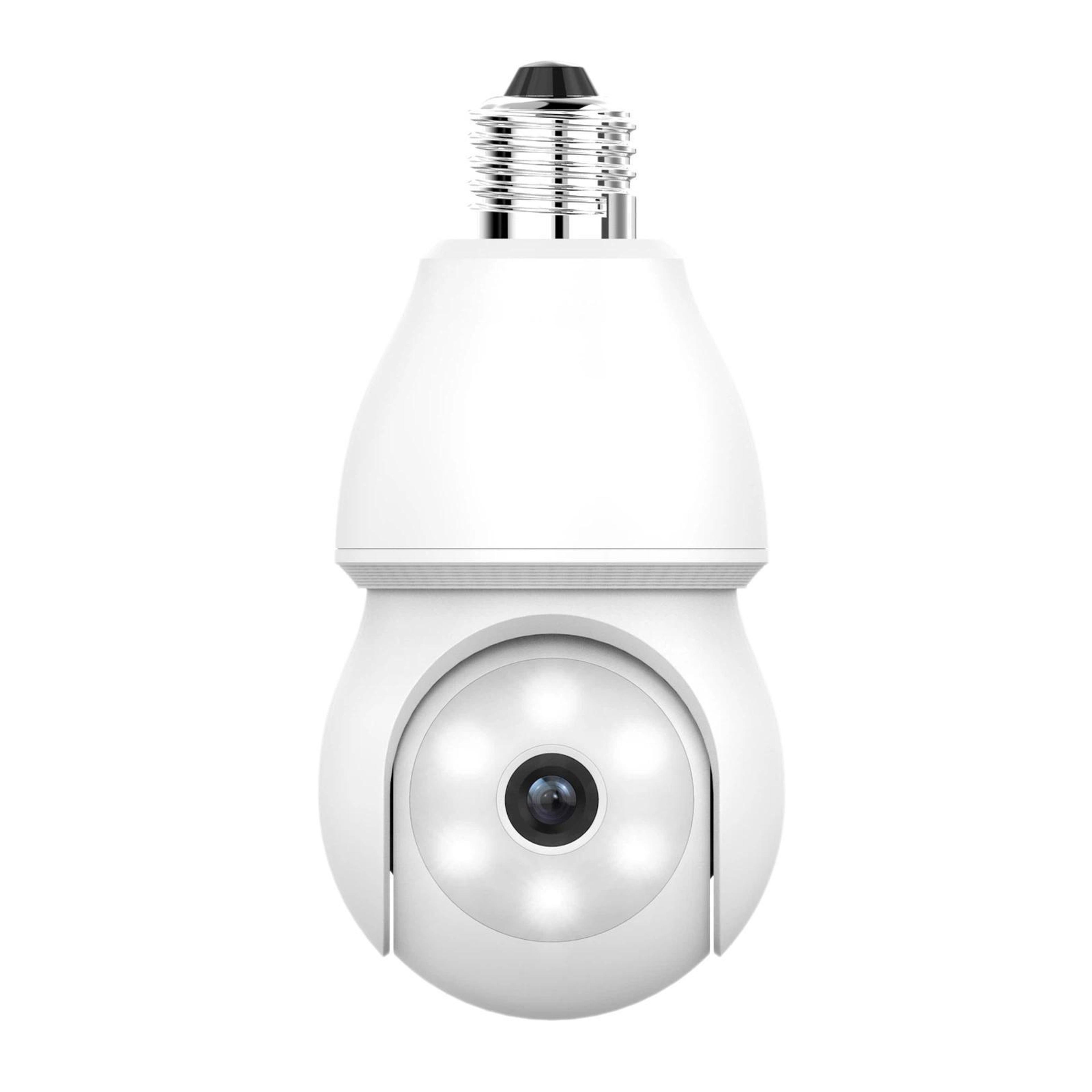 e27 wifi light bulb security camera with 1080p hd night vision and motion tracking