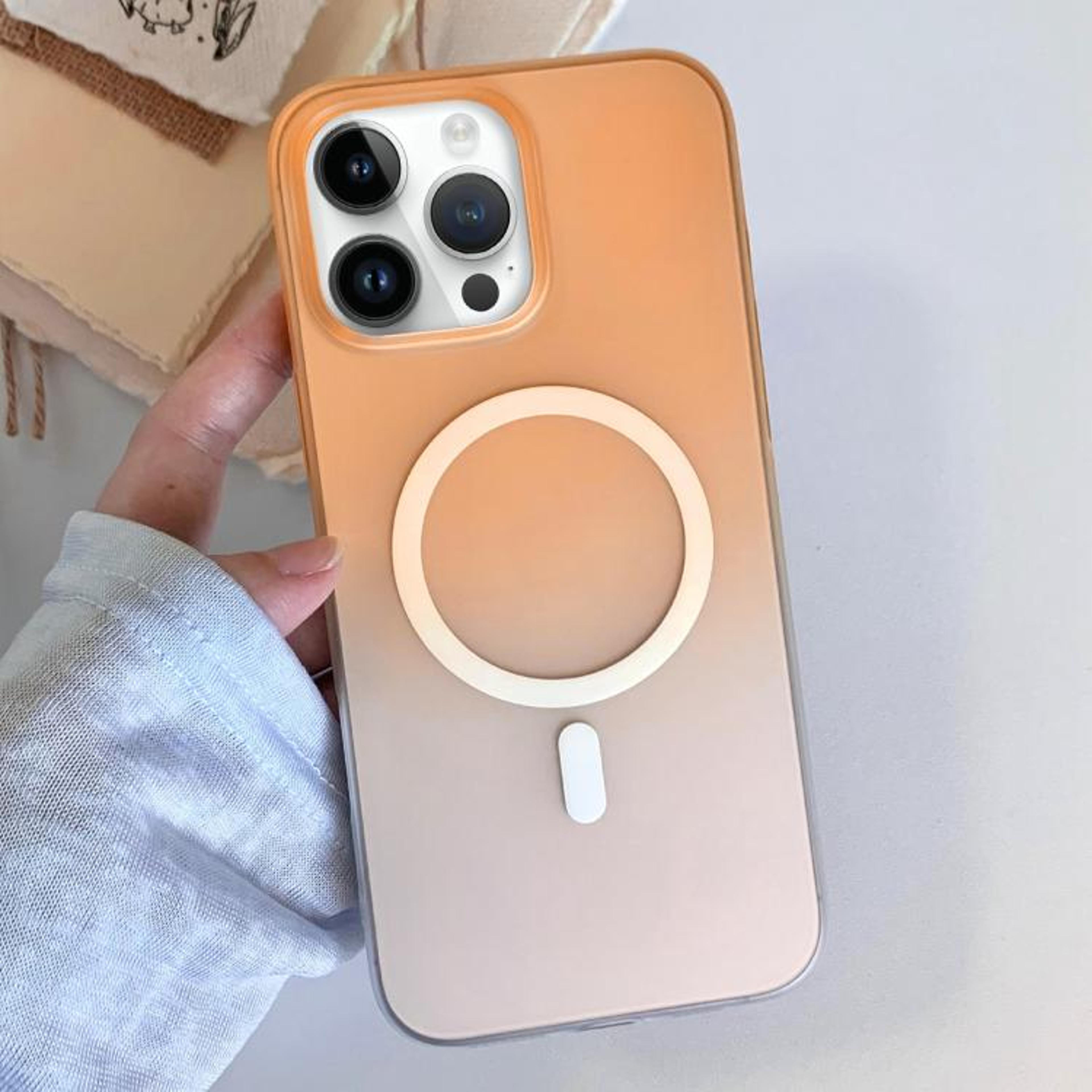 IPhone 13 Pro Max Magnetic Case Frosted Gradient TPU Slim Protective Cover 5