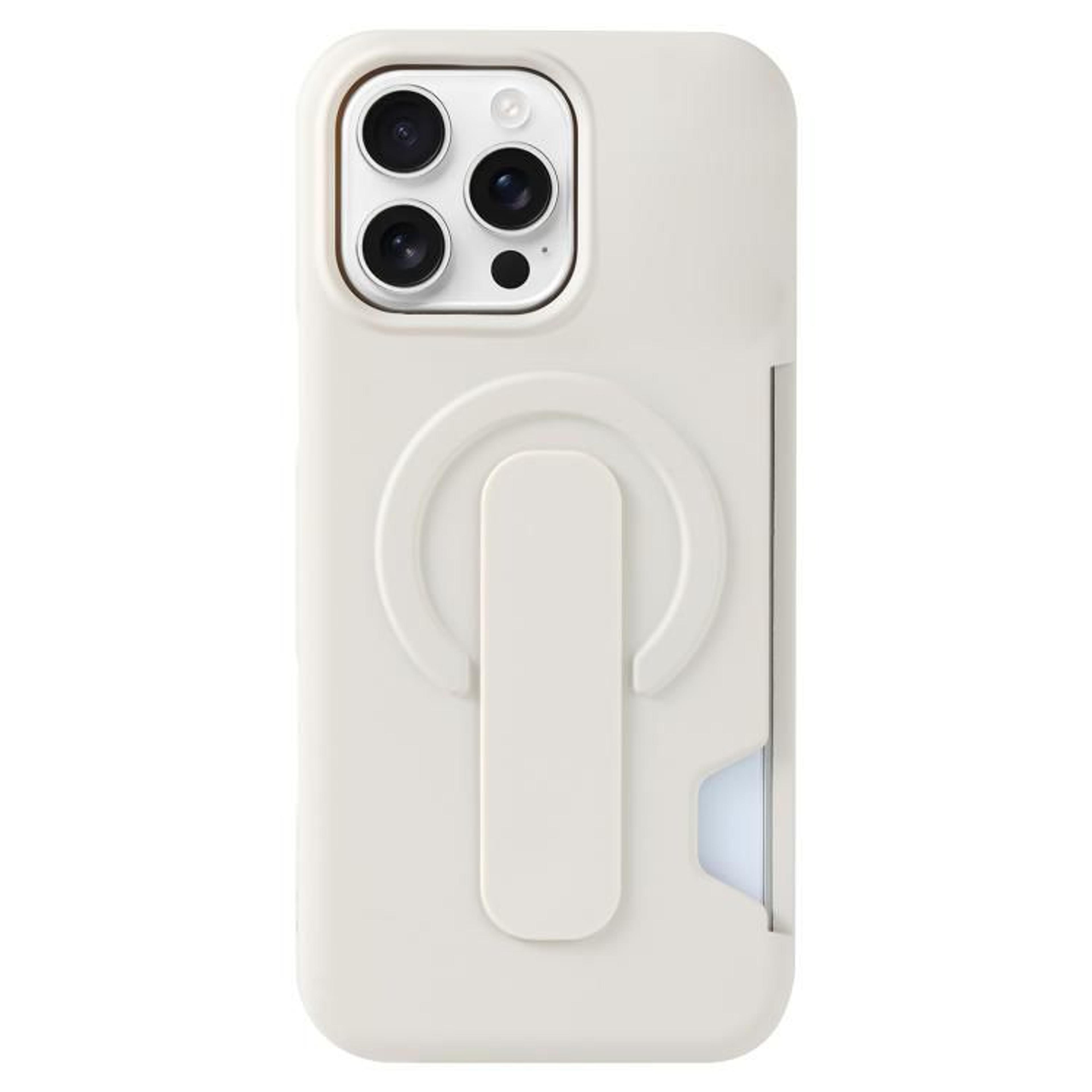 IPhone 16 Pro Magnetic Wallet Case With Card Holder And Kickstand 9