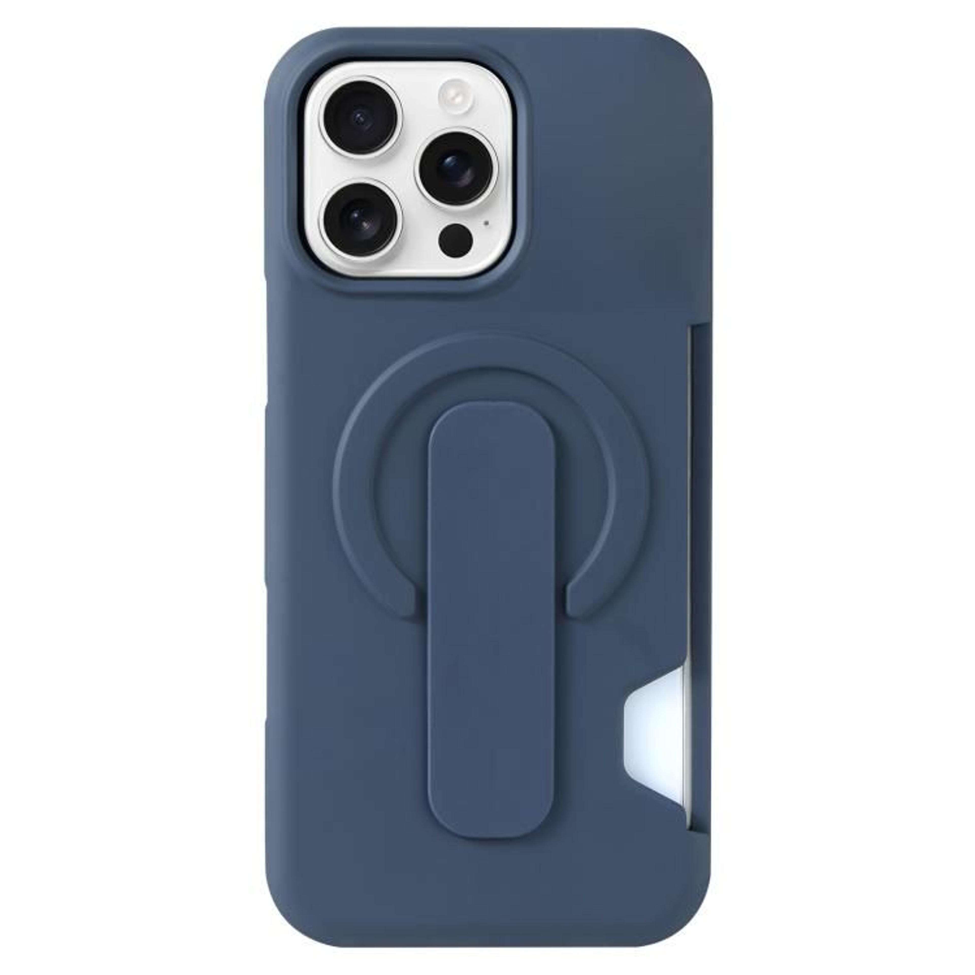 IPhone 16 Pro Magnetic Wallet Case With Card Holder And Kickstand 10