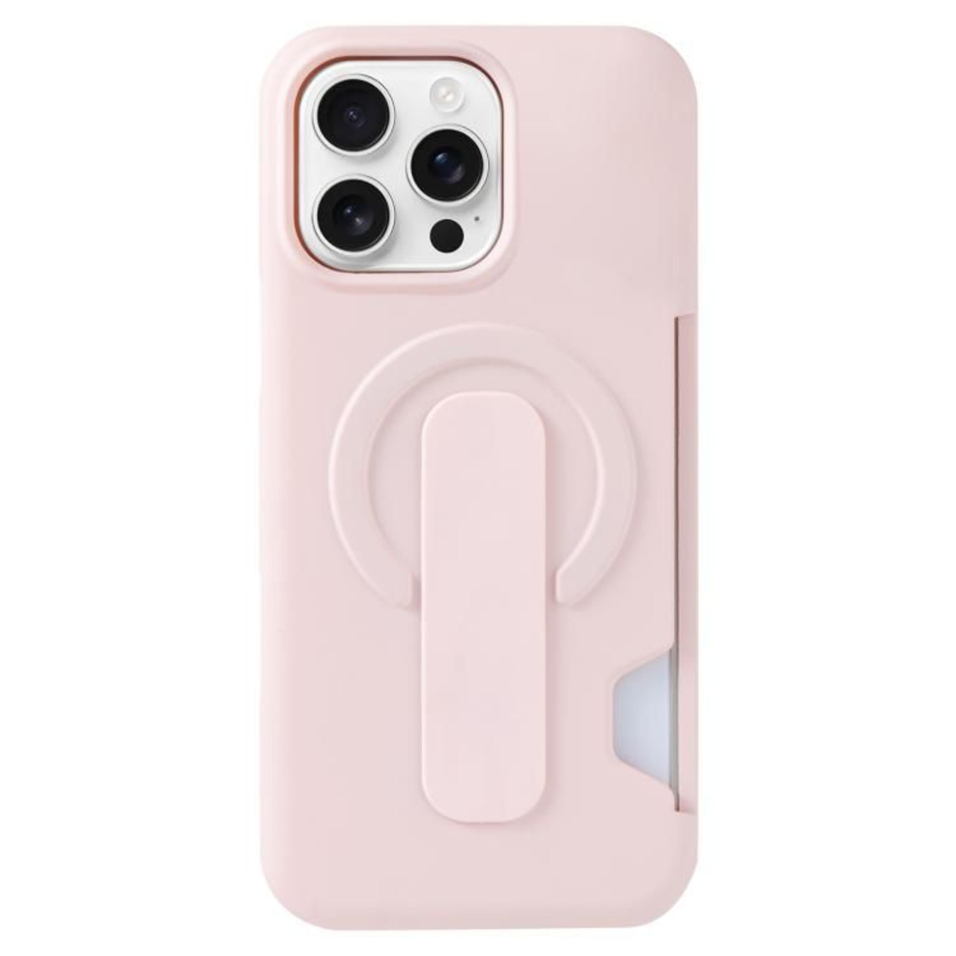 IPhone 16 Pro Magnetic Wallet Case With Card Holder And Kickstand 11