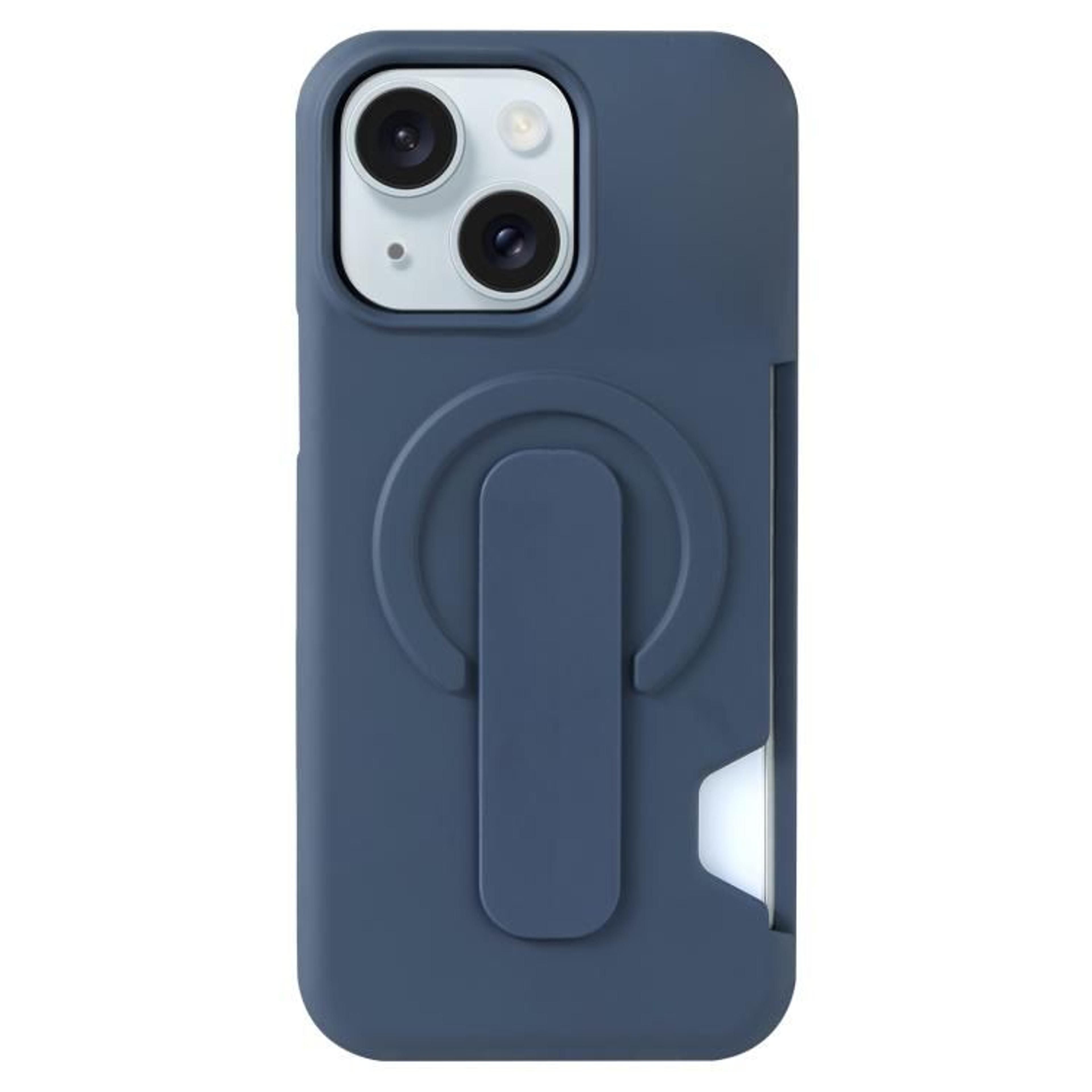 IPhone 15 Magnetic Wallet Case With Card Holder And Kickstand 9