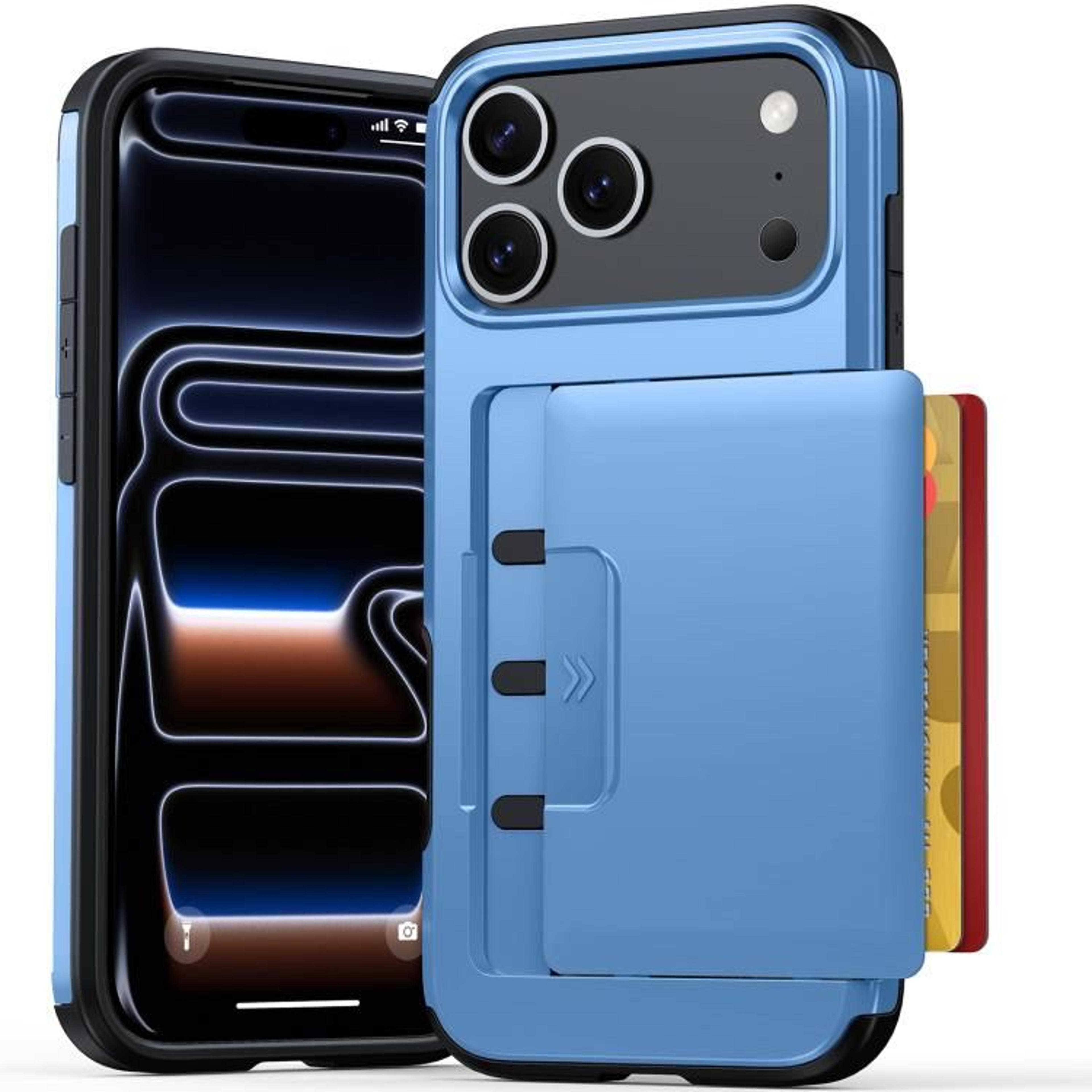 IPhone 18 Pro Wallet Case With Sliding Card Slot And Durable PC TPU Protection 9