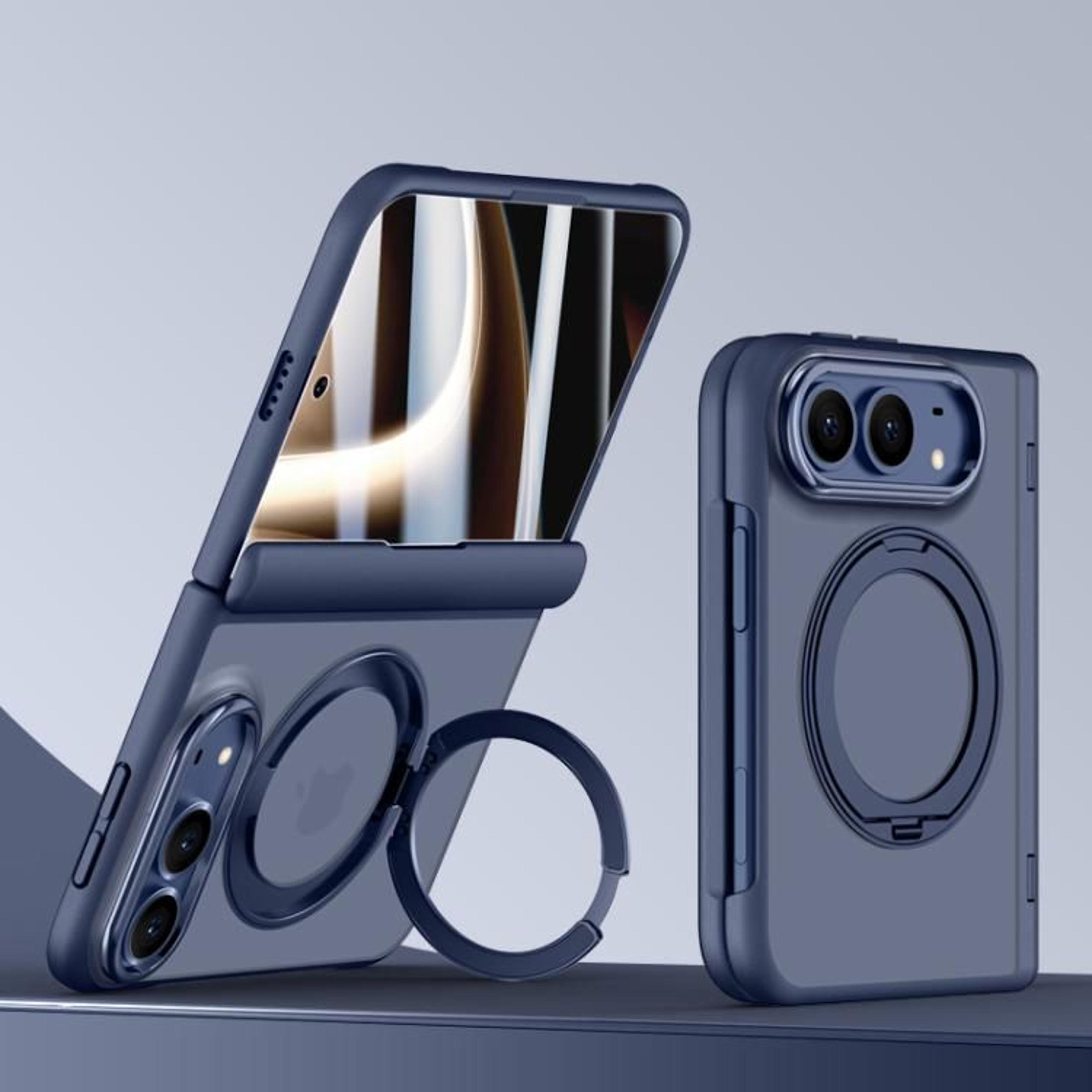 IPhone Duo Case Magnetic Phone Case Case With Screen Protector 360 Rotating Stand Case Wireless Cha 7