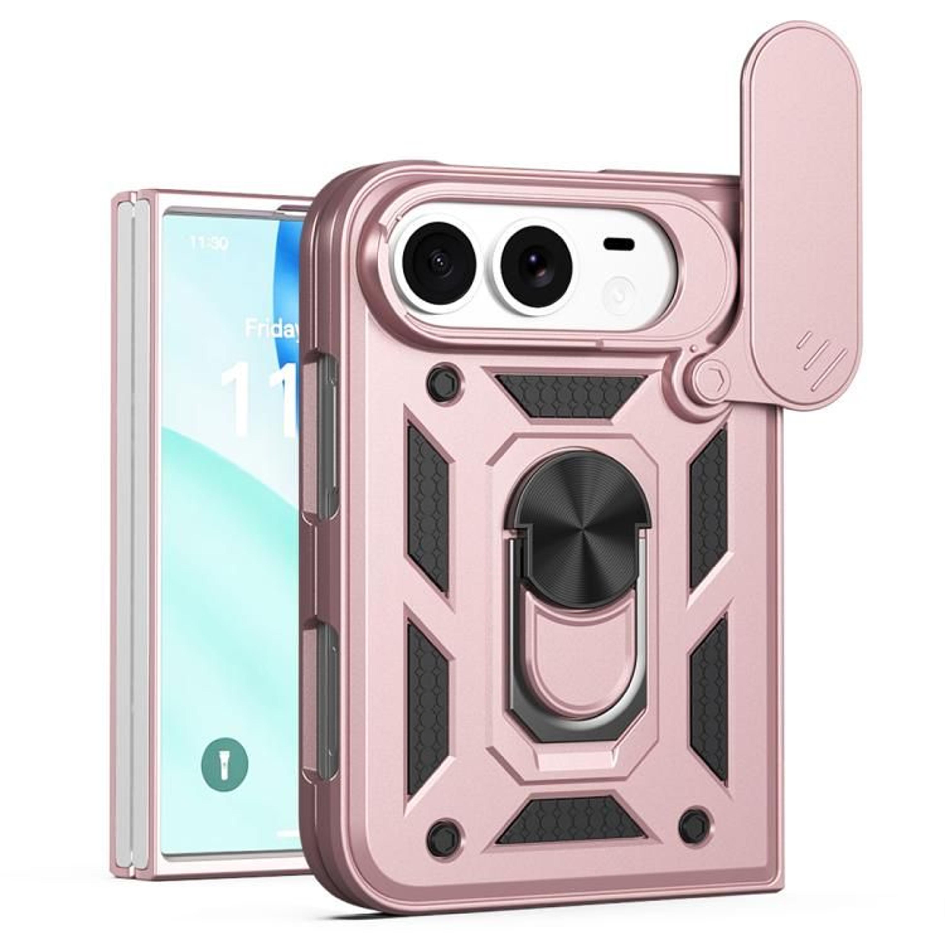 Duo Sliding Camera Cover Phone Case With Ring Stand And Magnetic Holder Compatibility 13
