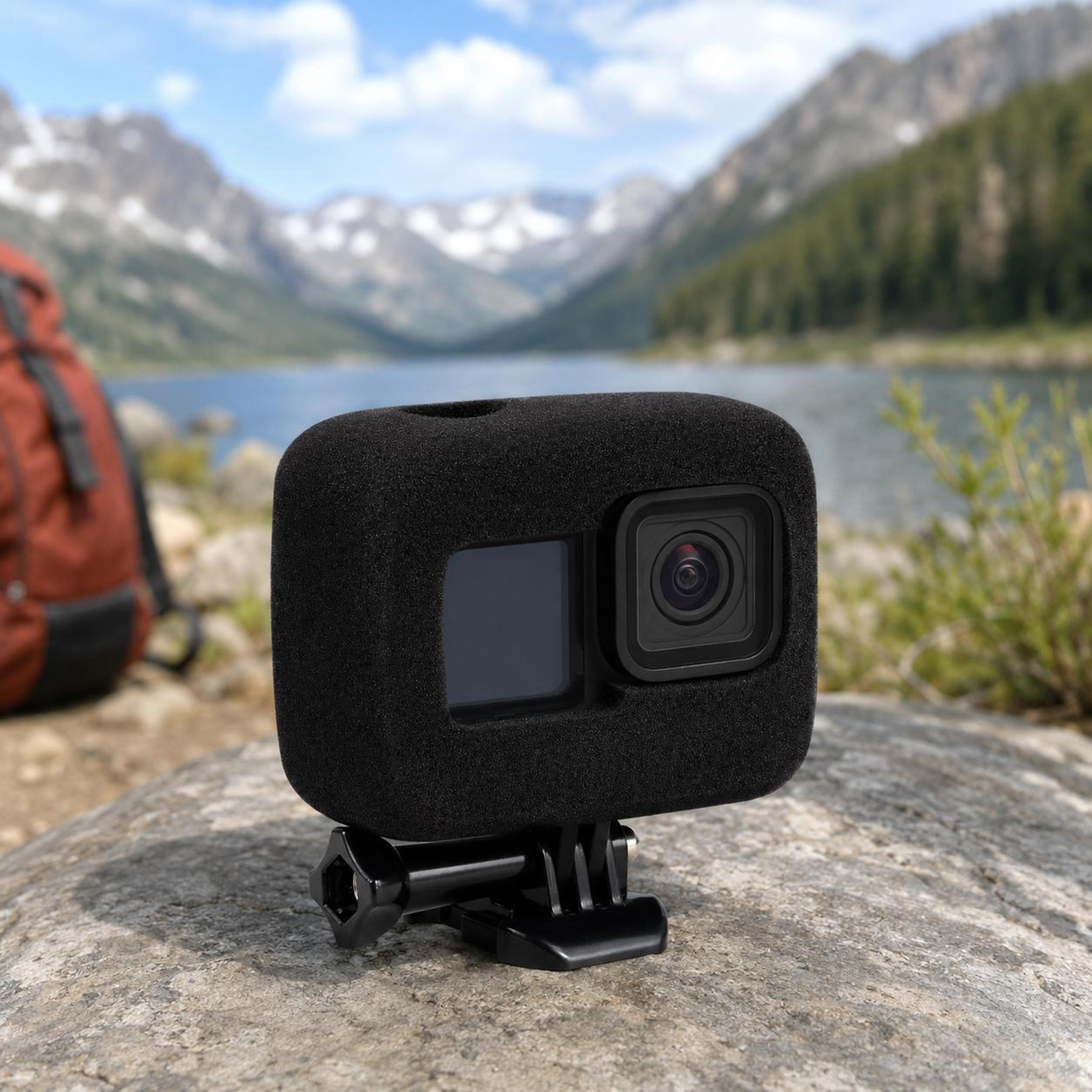 puluz gopro hero13 black wind noise reduction foam housing case cover