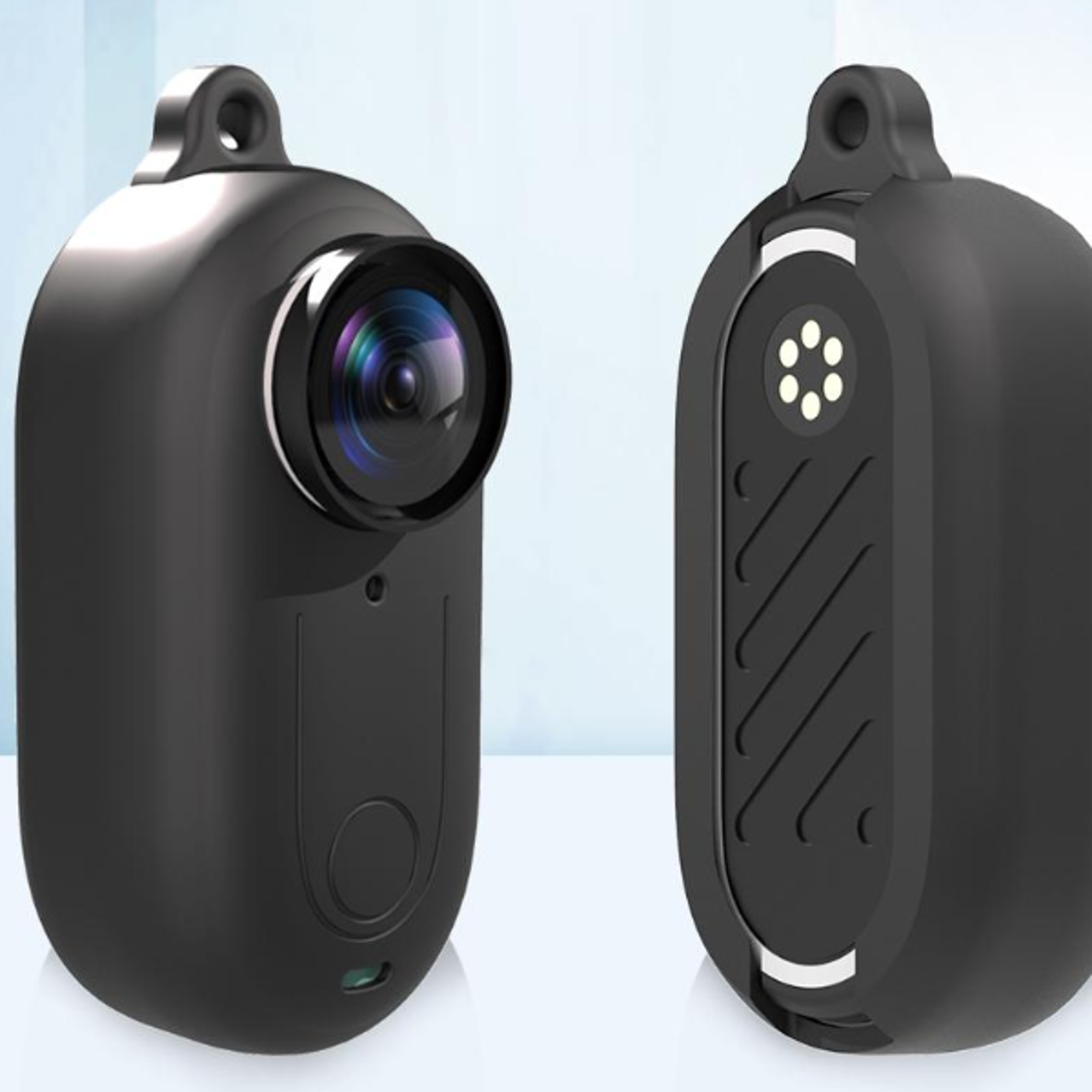 puluz silicone protective case for insta360 go 3 with lens cover camera protection case