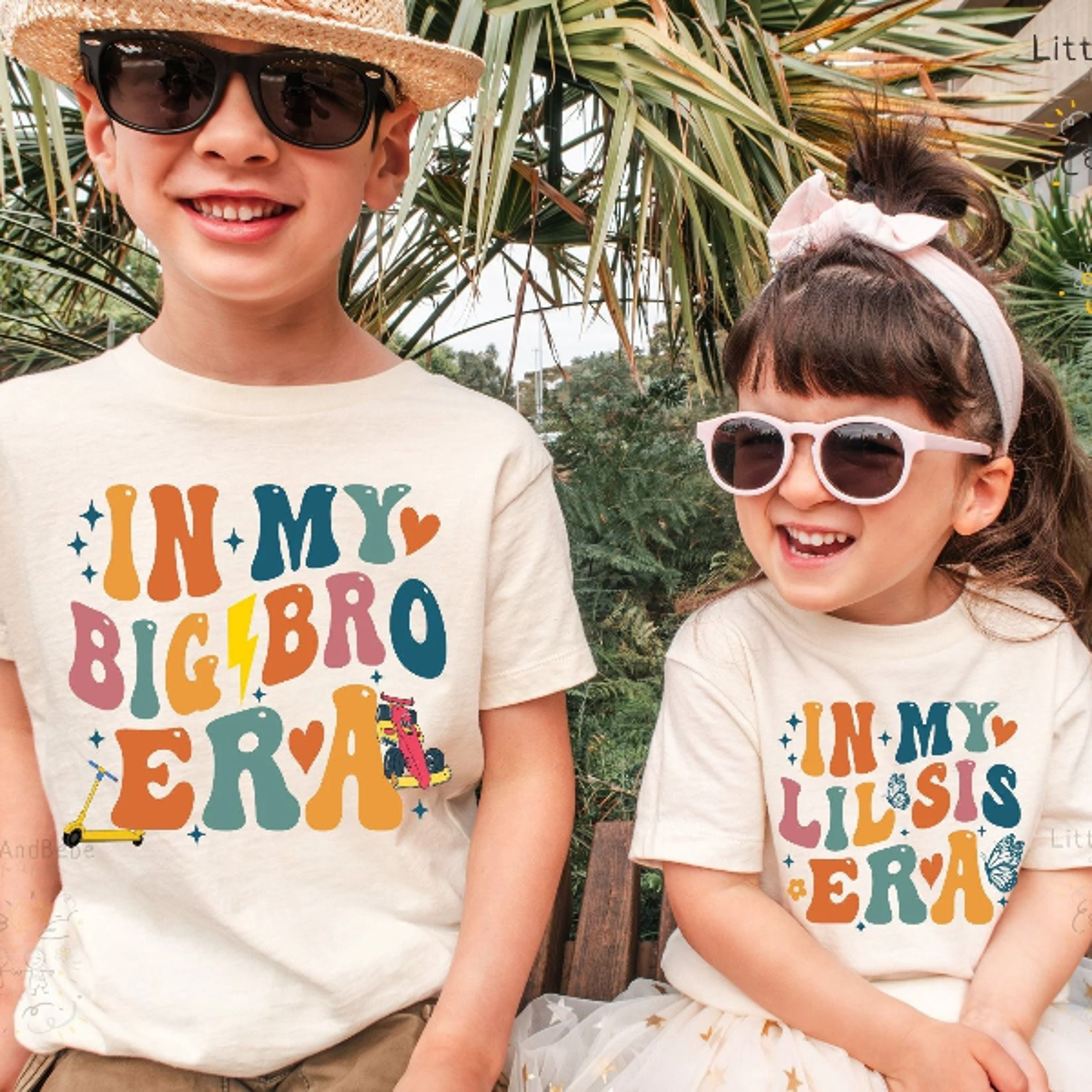 in my big bro era shirt, in my lil sis era shirt, big brother announcement shirt, little sister shirt, sibling matching
