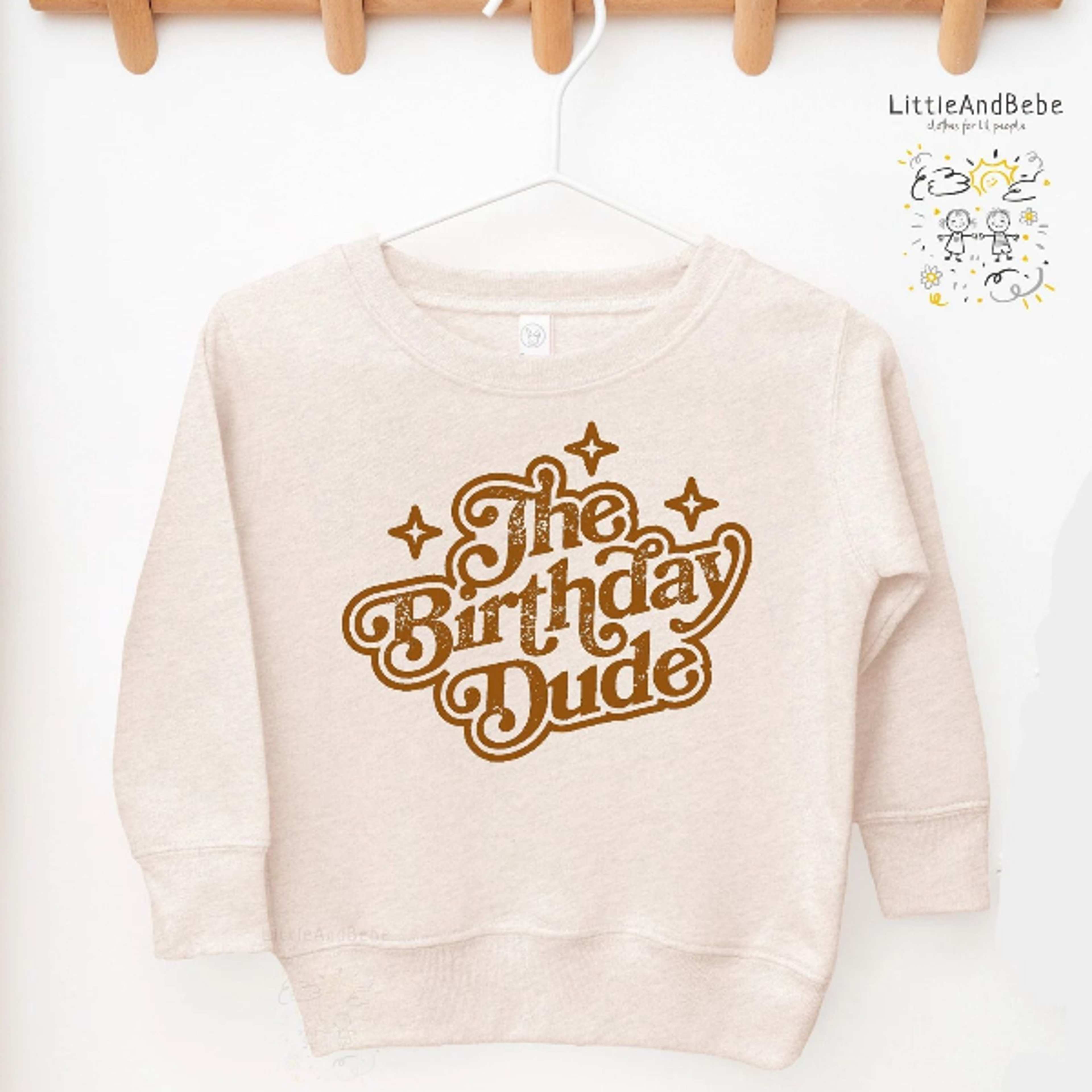 the birthday dude sweatshirt, birthday boy shirt, retro birthday outfit, first birthday gift, kids birthday tee