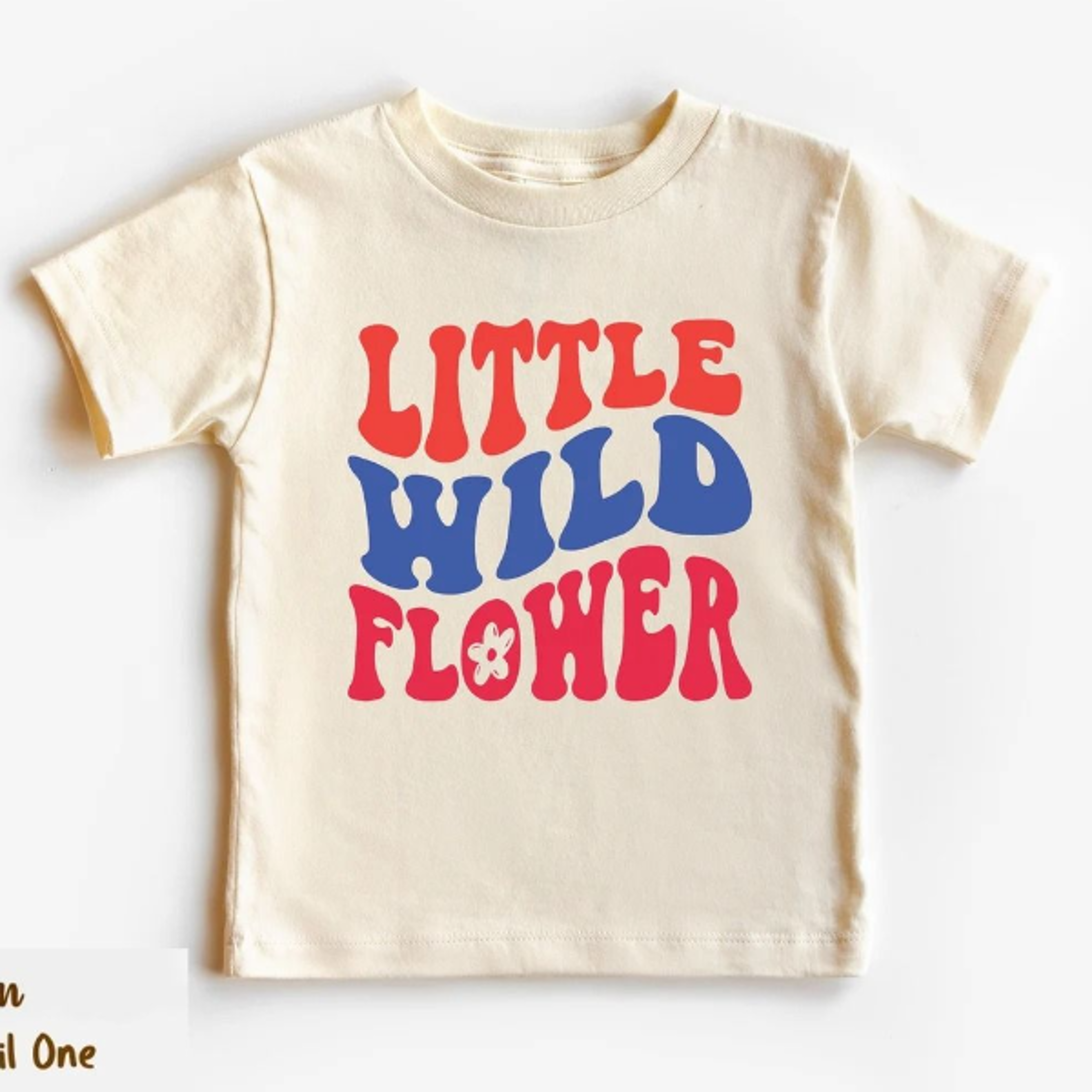 little wildflower shirt, toddler girl shirt, flower child tee, retro kids shirt, boho girl outfit gift