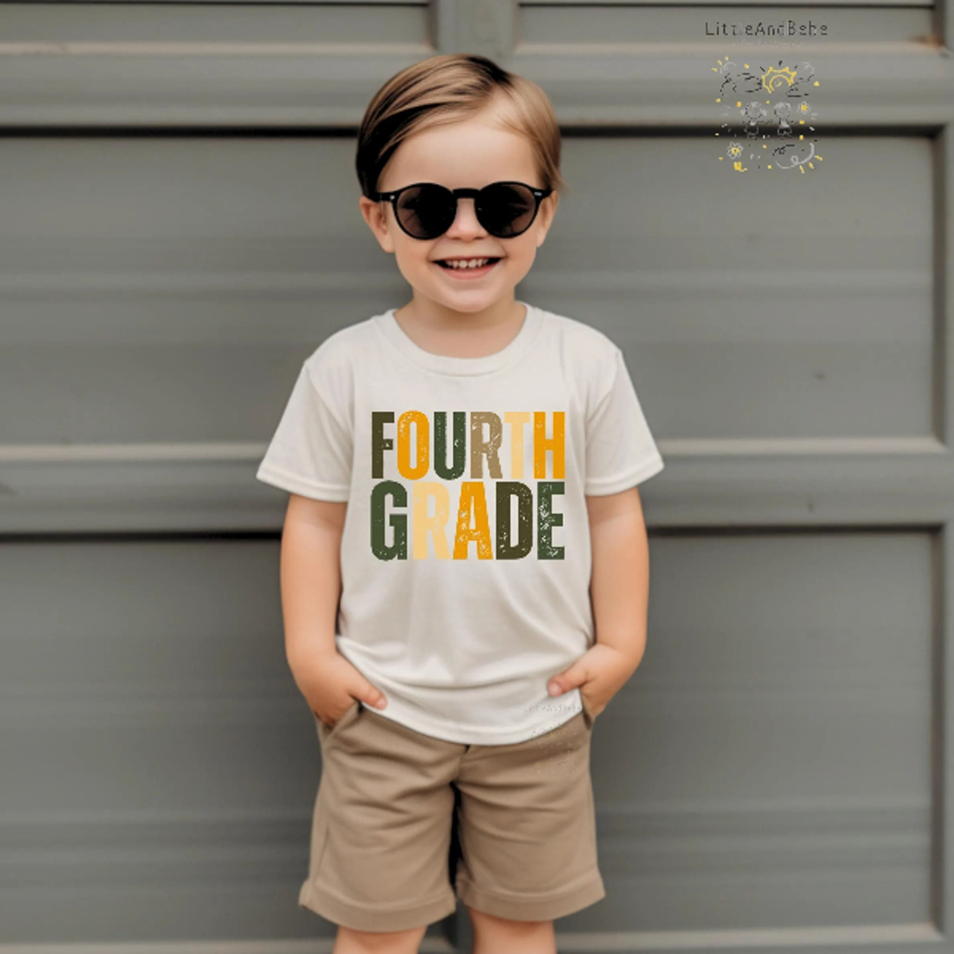 fourth grade shirt, 4th grade back to school tee, first day of fourth grade shirt, fourth grader gift, school outfit