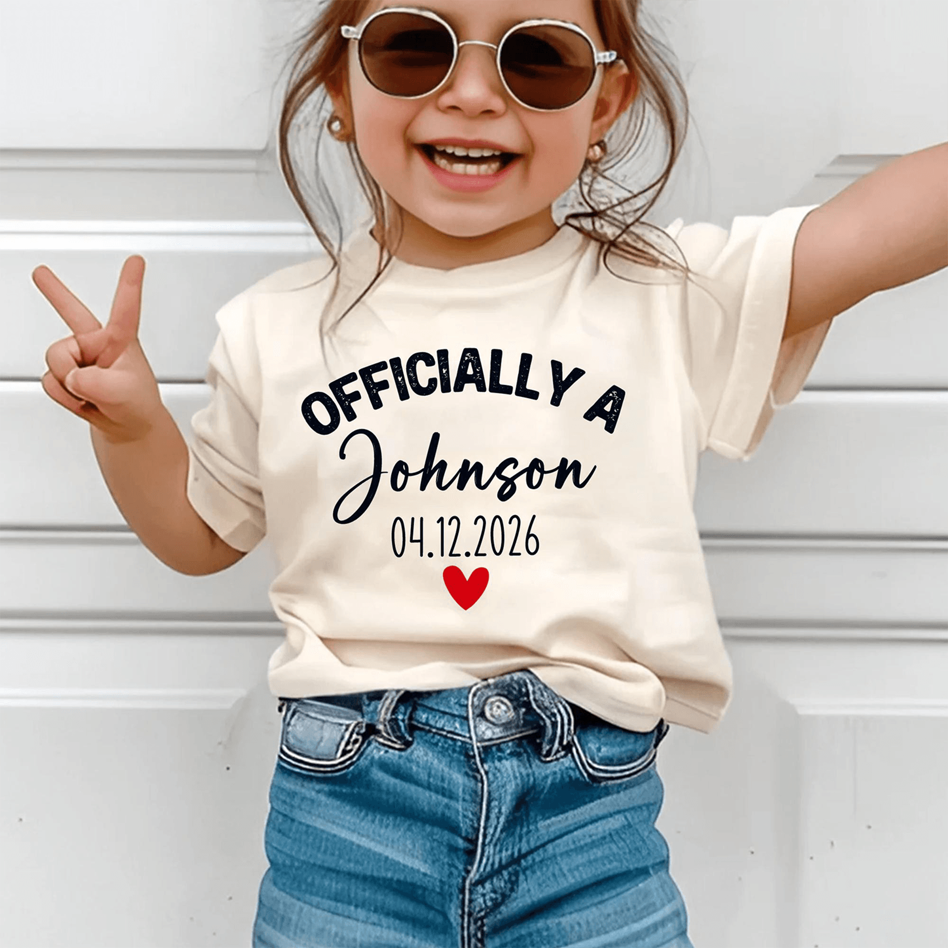 personalized adoption day baby bodysuit, custom adoption announcement onesie, gotcha day baby outfit, adoption gift