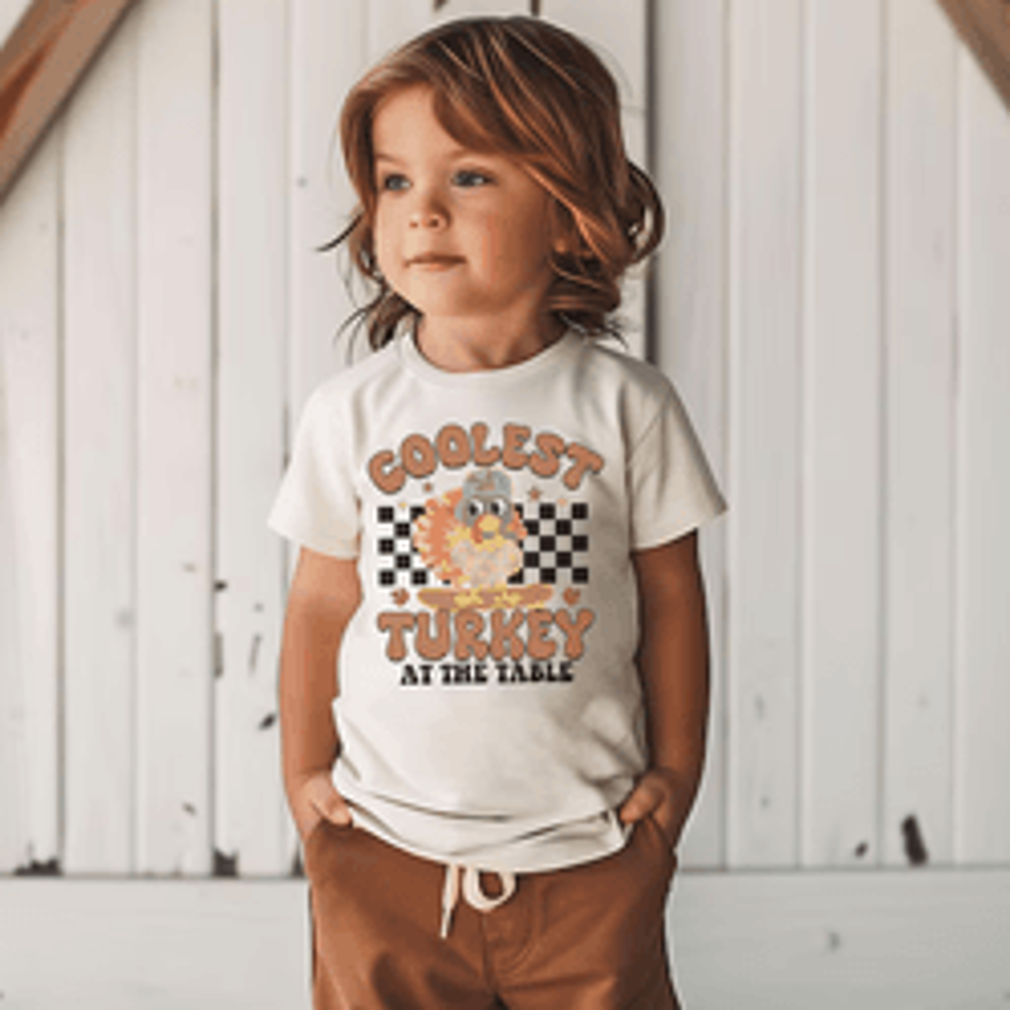 coolest turkey at the table baby bodysuit, cute thanksgiving baby outfit, funny turkey onesie, first thanksgiving tees