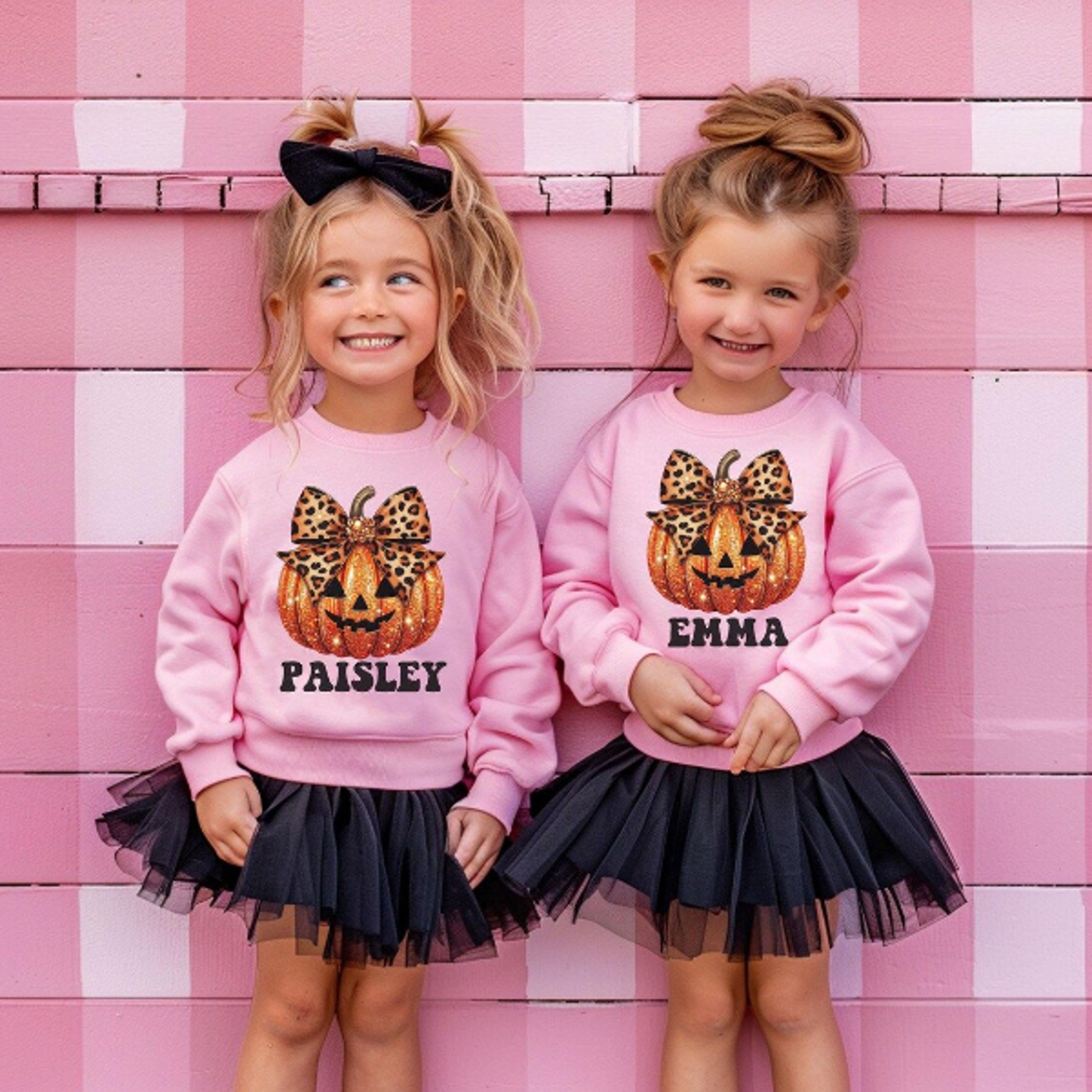 personalized thanksgiving tiger sweatshirt for girls, custom name fall kids crewneck, cute turkey day outfit