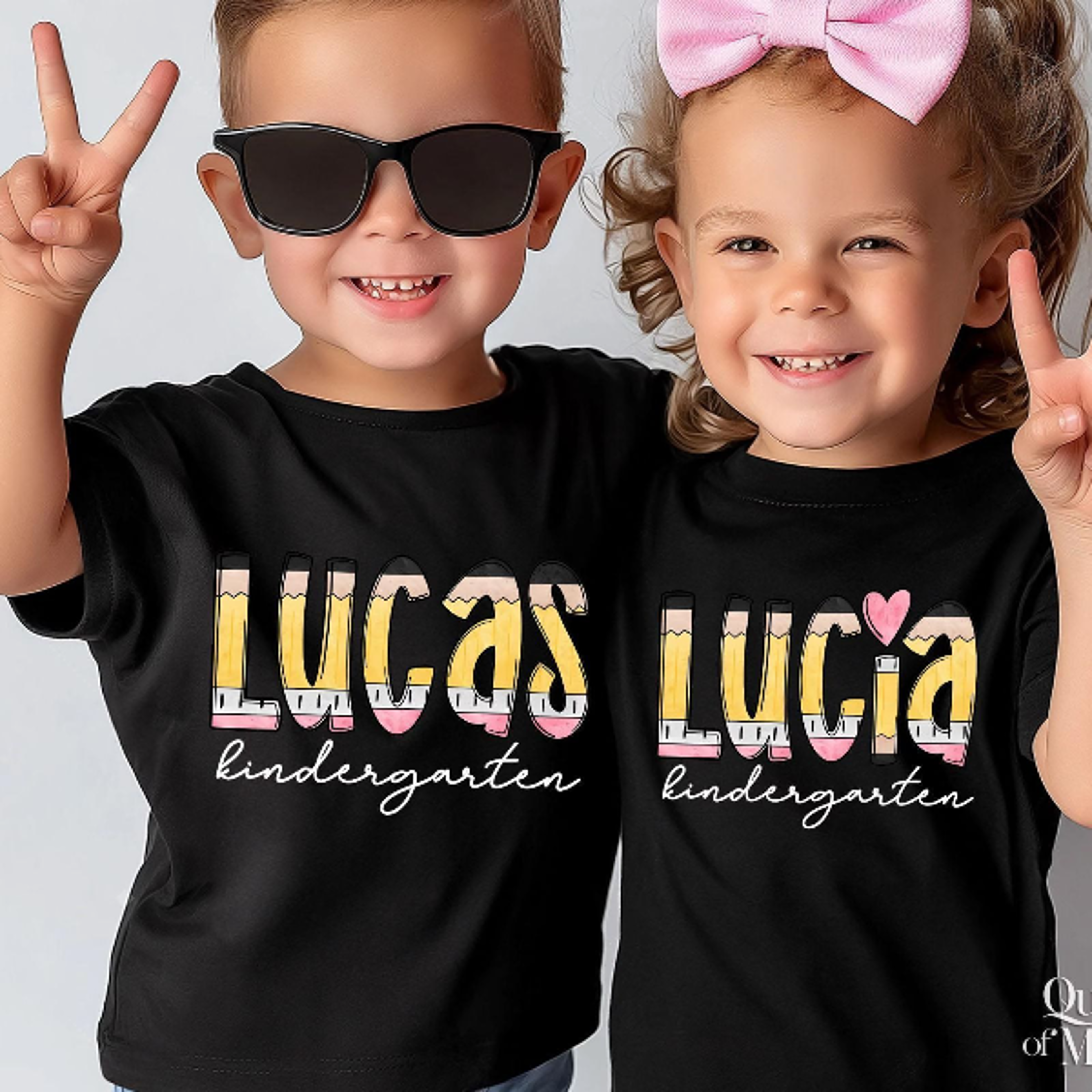 lucia kindergarten kids shirt, personalized first day of school tee, custom girl back to school youth t-shirt