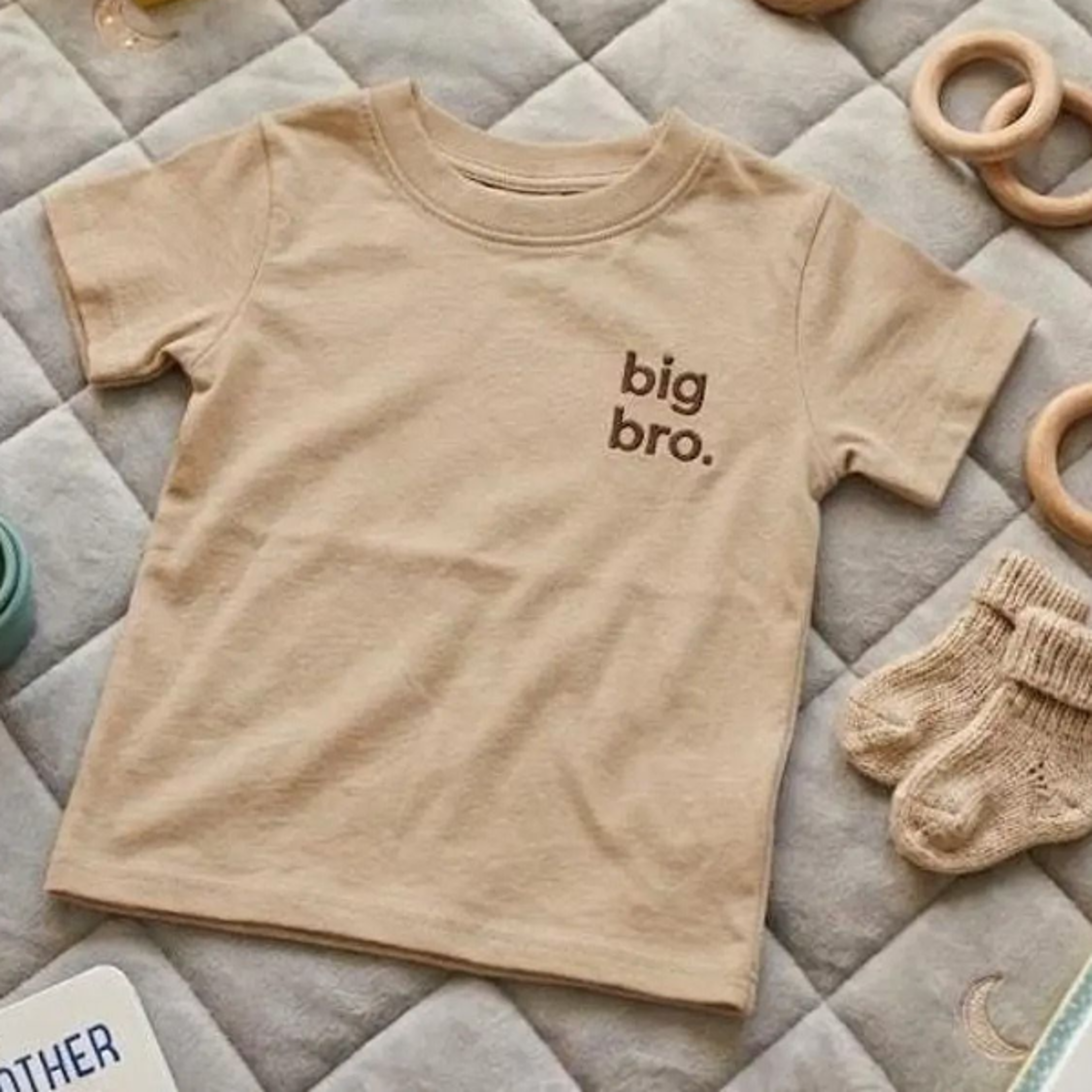 minimal big bro toddler shirt, big brother toddler tee, sibling announcement shirt, pregnancy reveal gift, minimalist ki