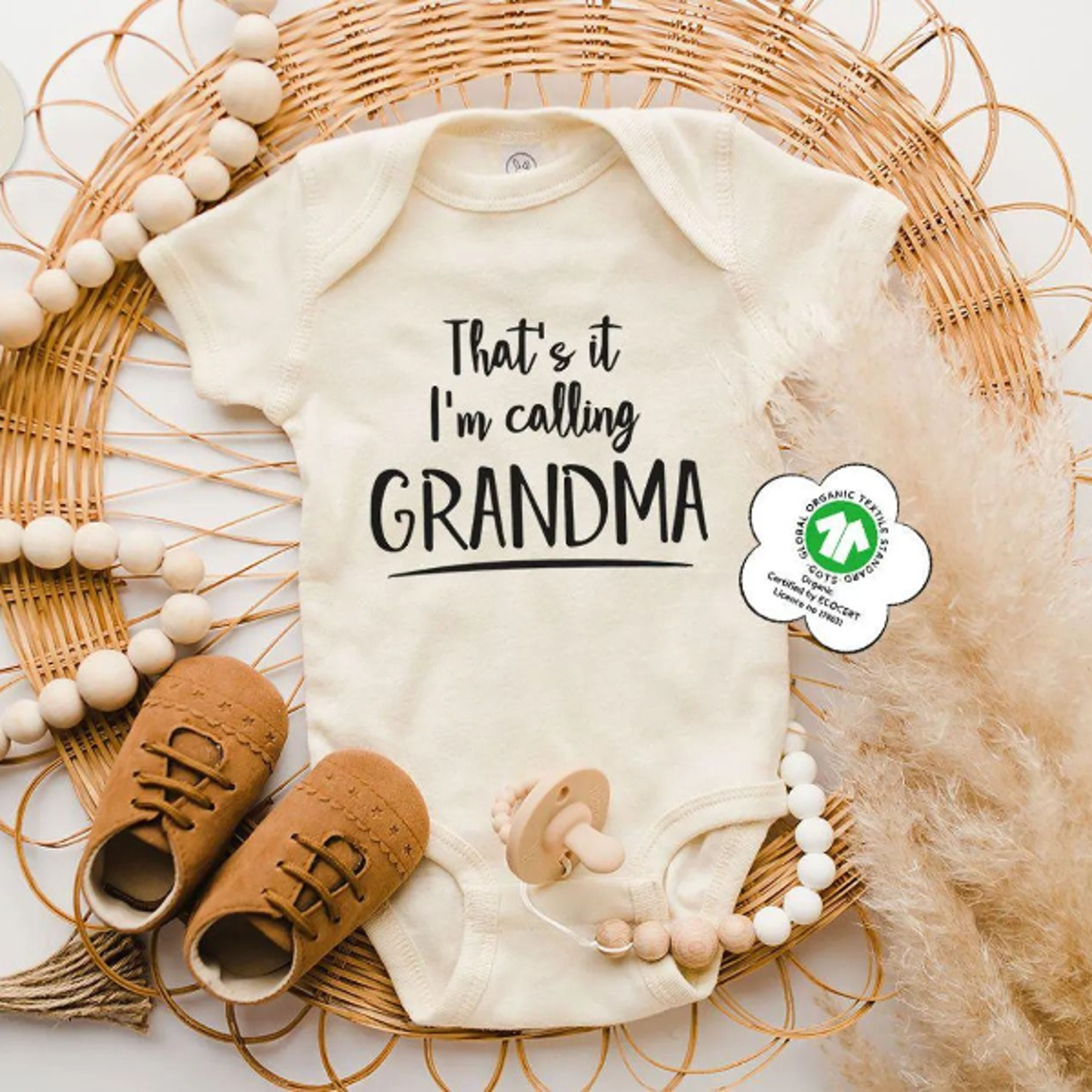 that's it i'm calling grandma baby romper, funny baby t-shirt, grandma baby bodysuit, baby shower gift, newborn outfit