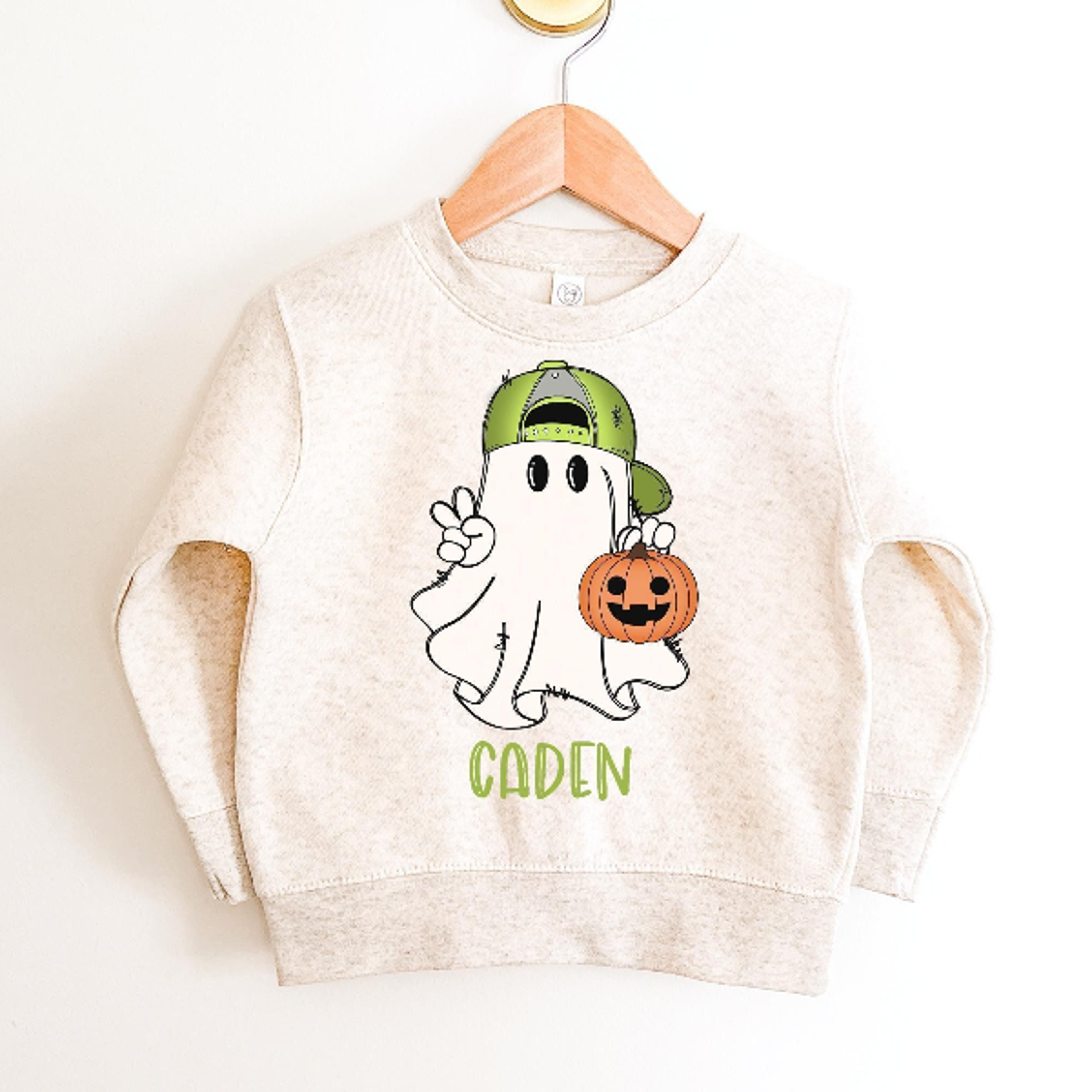 personalized ghost youth sweatshirt, custom halloween youth shirt, boy ghost youth tee, pumpkin ghost gift