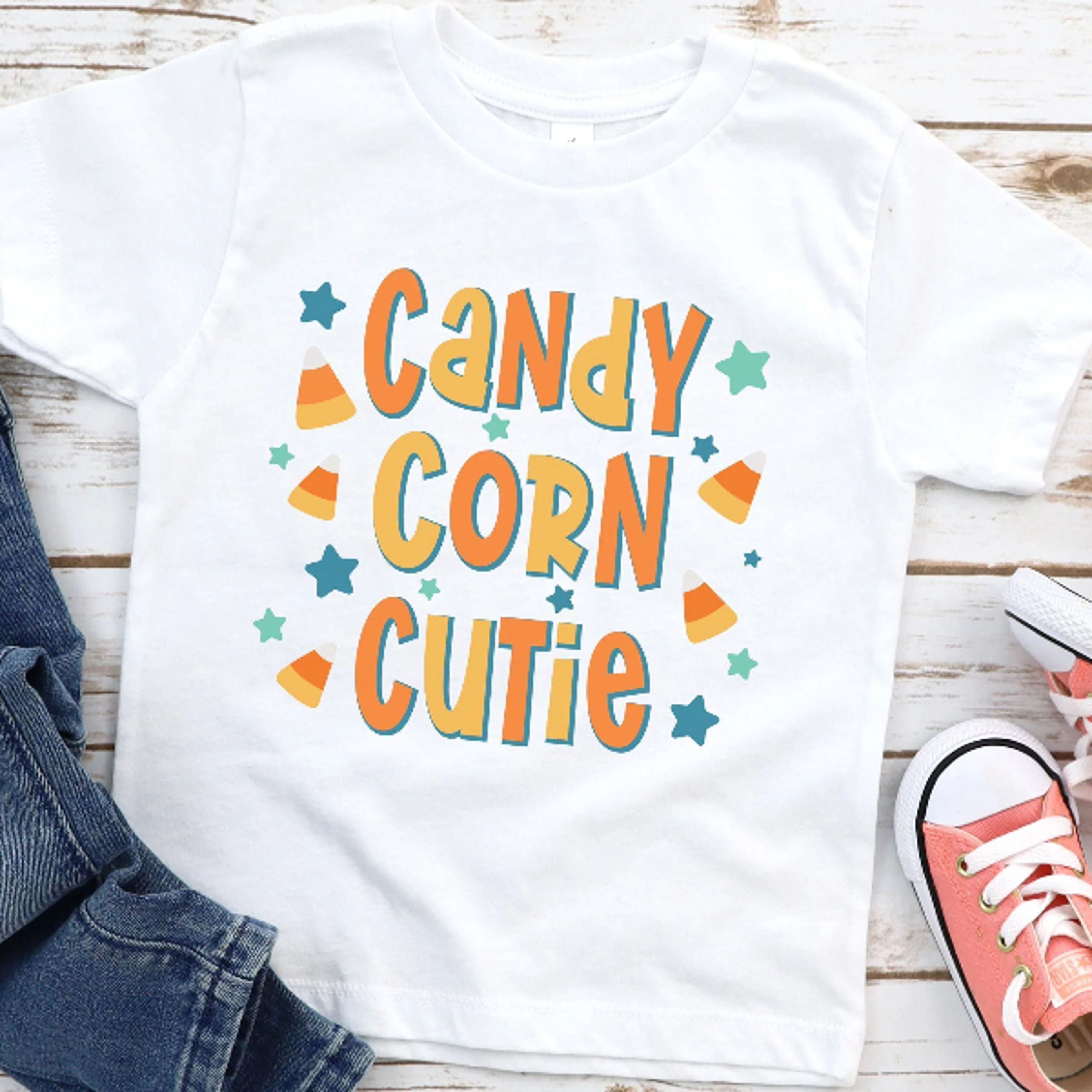 candy corn cutie baby halloween bodysuit, cute halloween baby shirt, fall baby romper, first halloween outfit