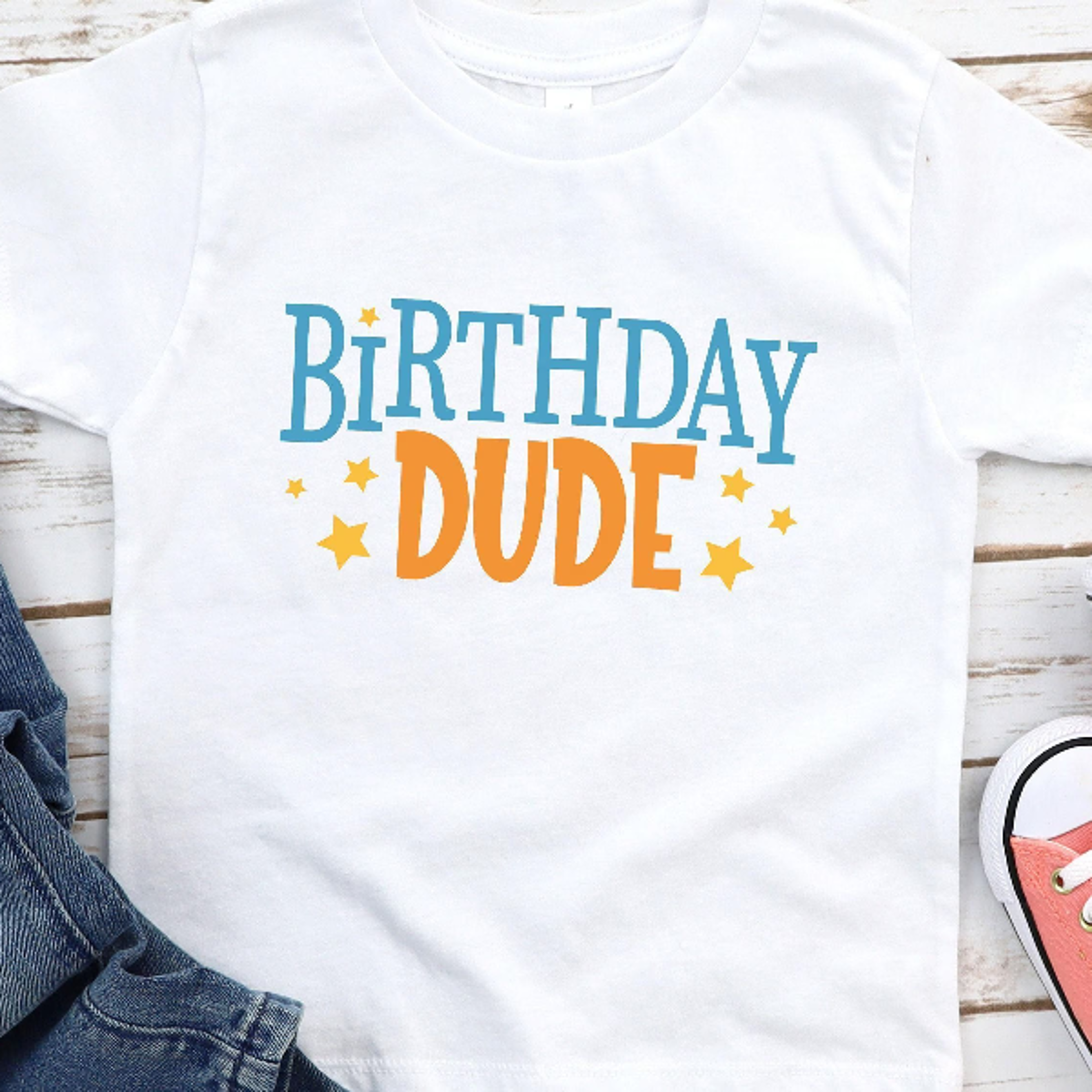 birthday dude baby bodysuit, baby boy birthday romper, birthday boy onesie, cute boys birthday outfit, baby birthday tee