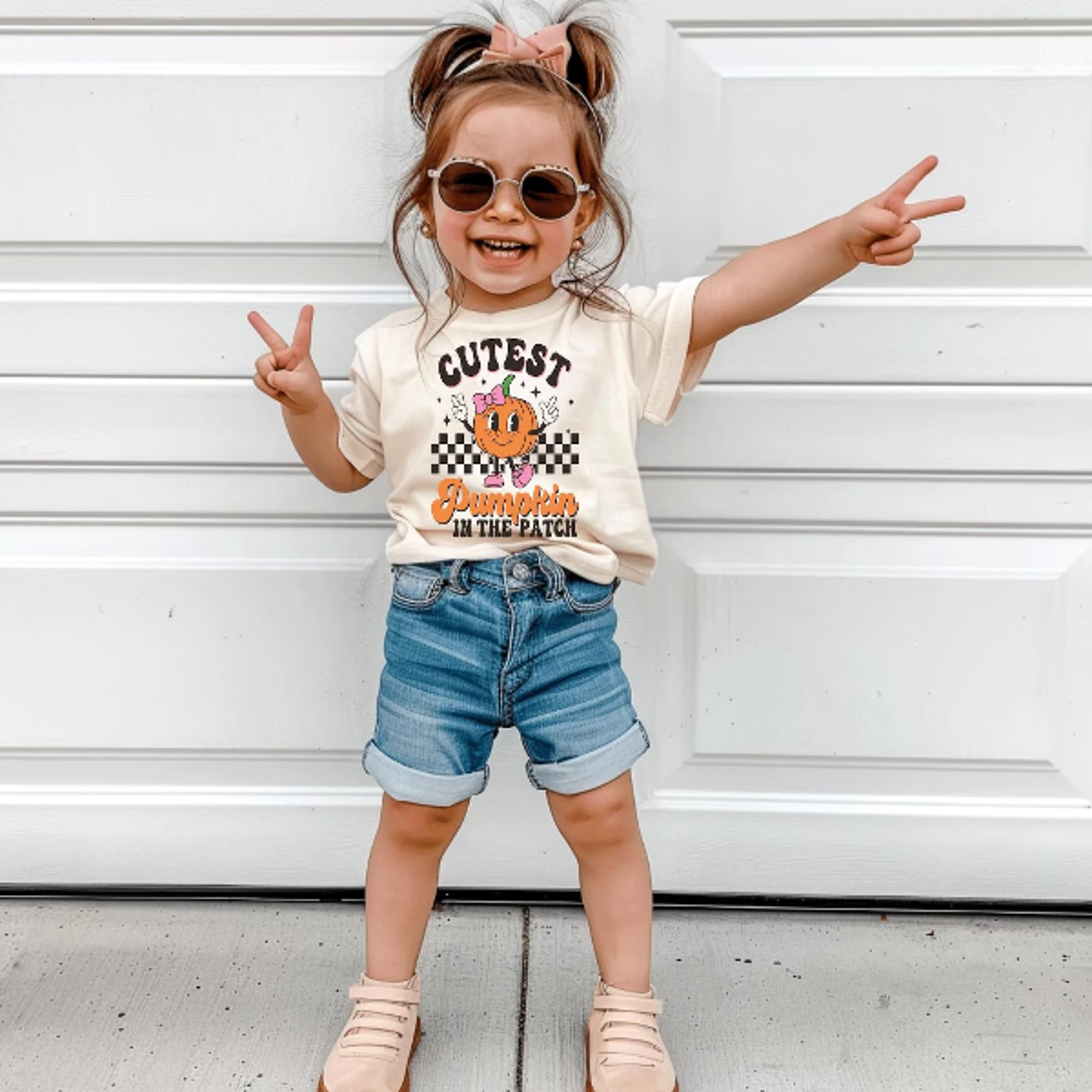 cutest pumpkin in the patch shirt, pumpkin patch outfit girl, cute fall pumpkin shirt, toddler halloween shirt
