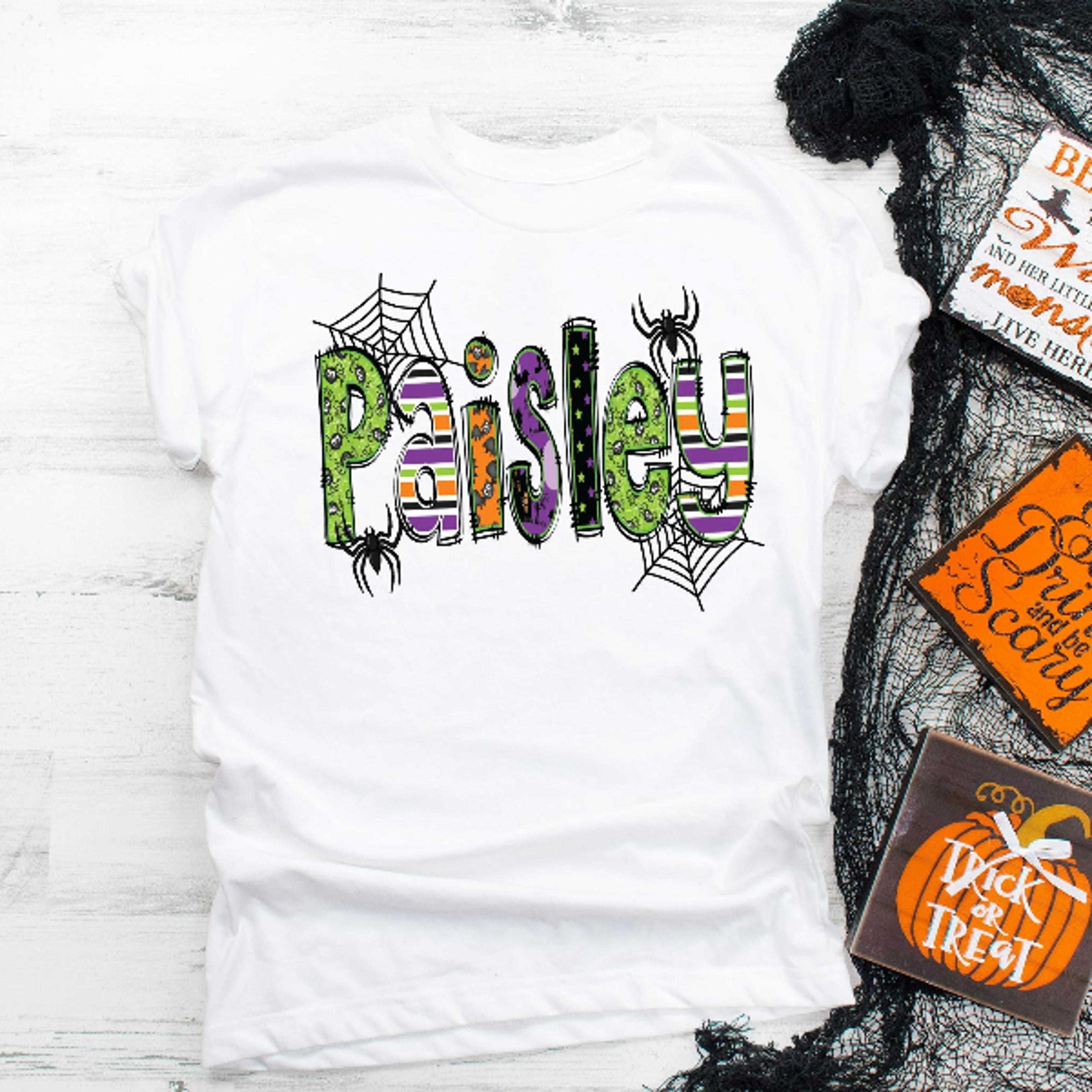 personalized halloween name shirt, custom halloween kids shirt, spooky name tee, halloween toddler shirt