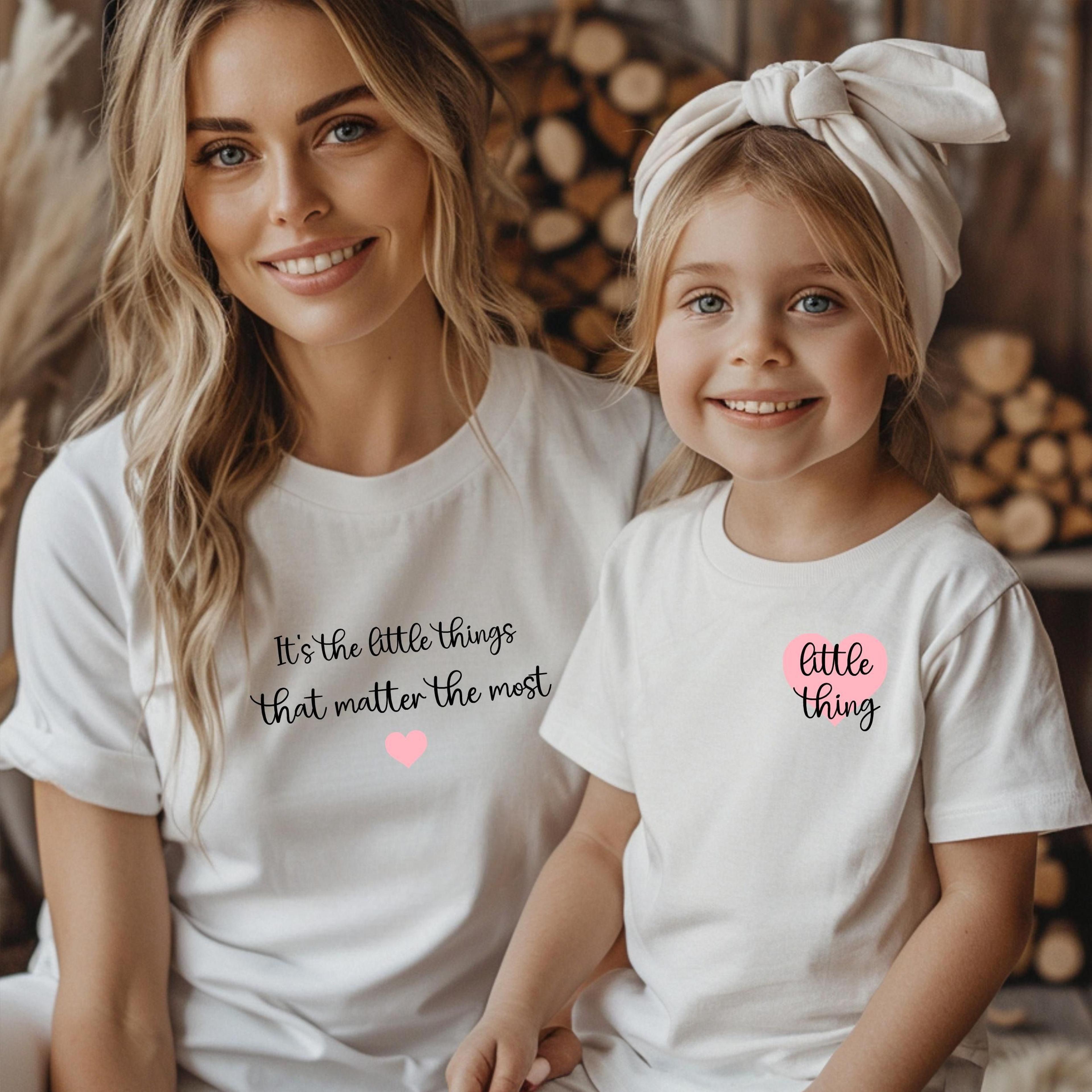 Mom And Daughter Matching Shirts Mommy And Me Matching Outfit Little Things Matching Tees Mother Da 1