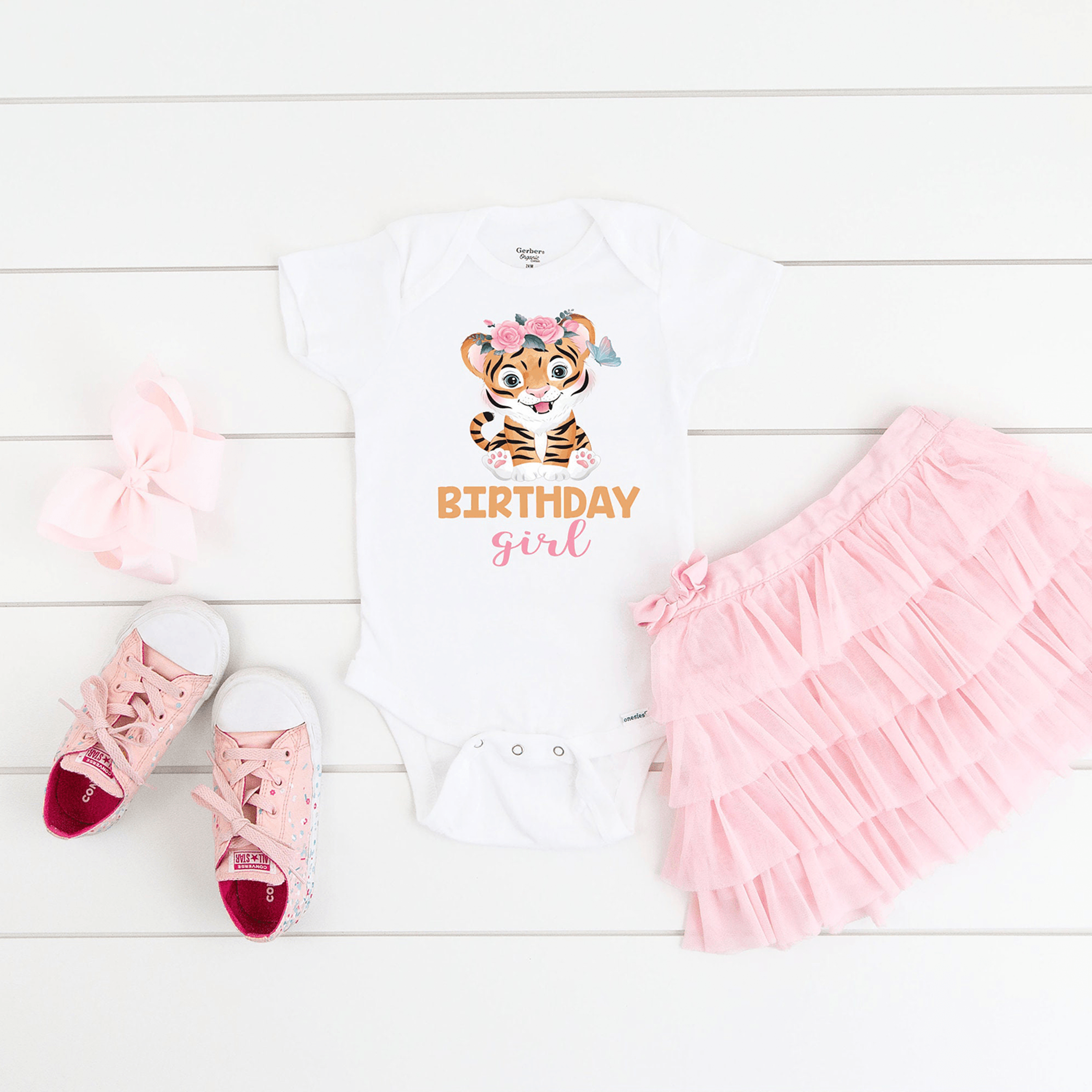 Tiger Birthday Girl Shirt Personalized Tiger Birthday Tee Jungle Birthday Outfit Safari Birthday Sh