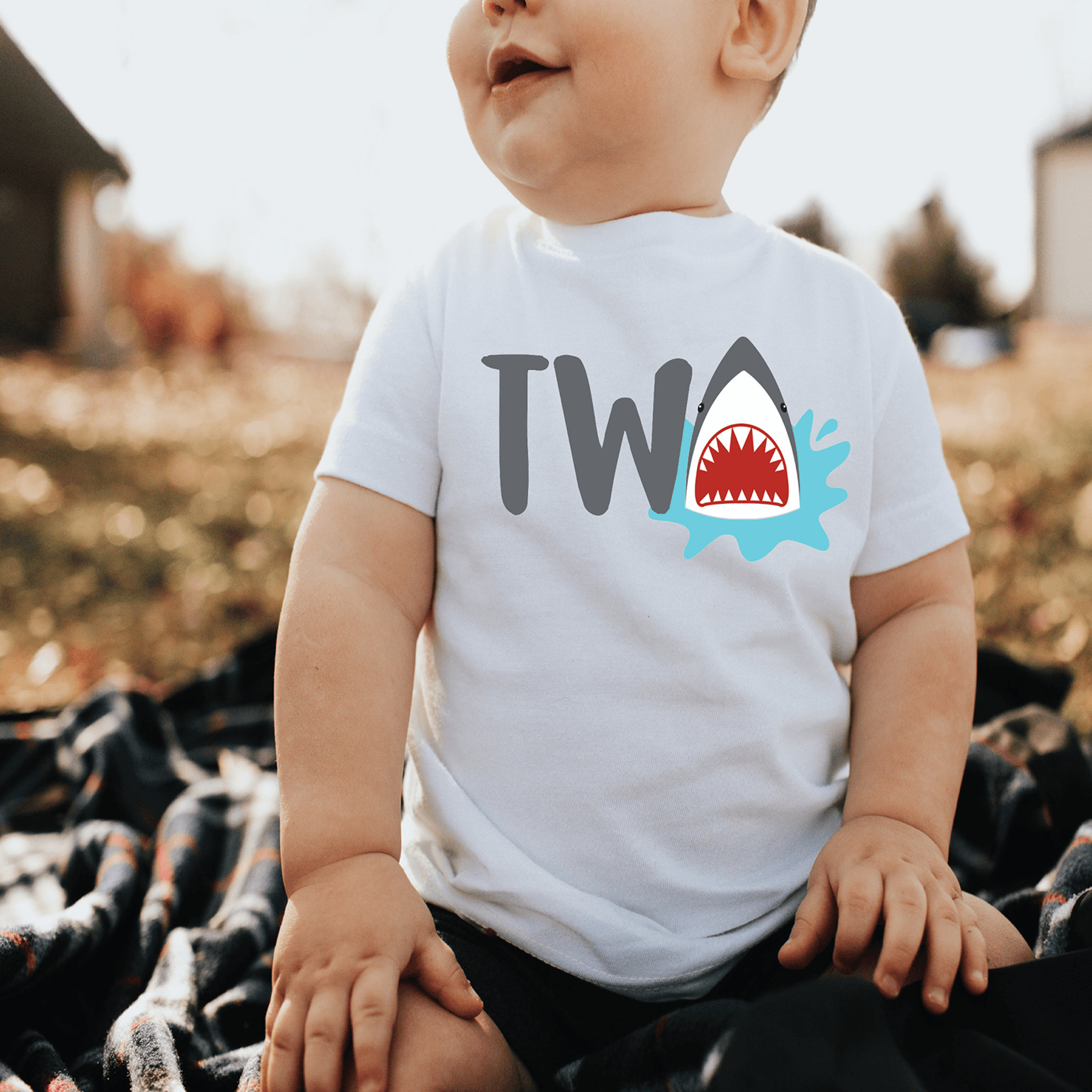 Shark Birthday Shirt Shark 2nd Birthday Shirt Personalized Shark Birthday Tee Ocean Birthday Outfit 2